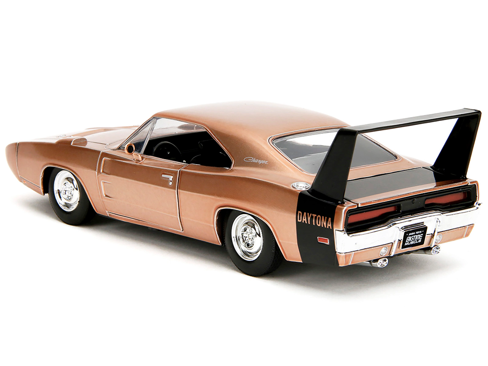Jada 1969 Dodge Charger Daytona Bronze Metallic with Black Tail Stripe "Bigtime Muscle" Series 1/24 Diecast