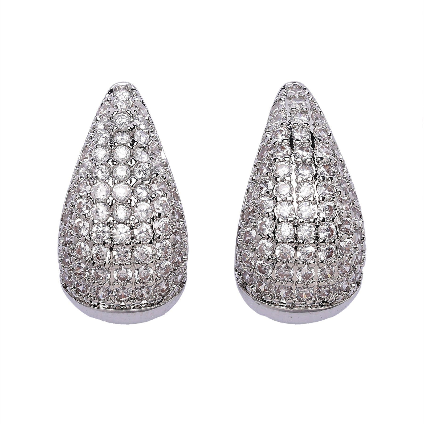 AGP PARIS Womens Dewdrop Hoop Earrings