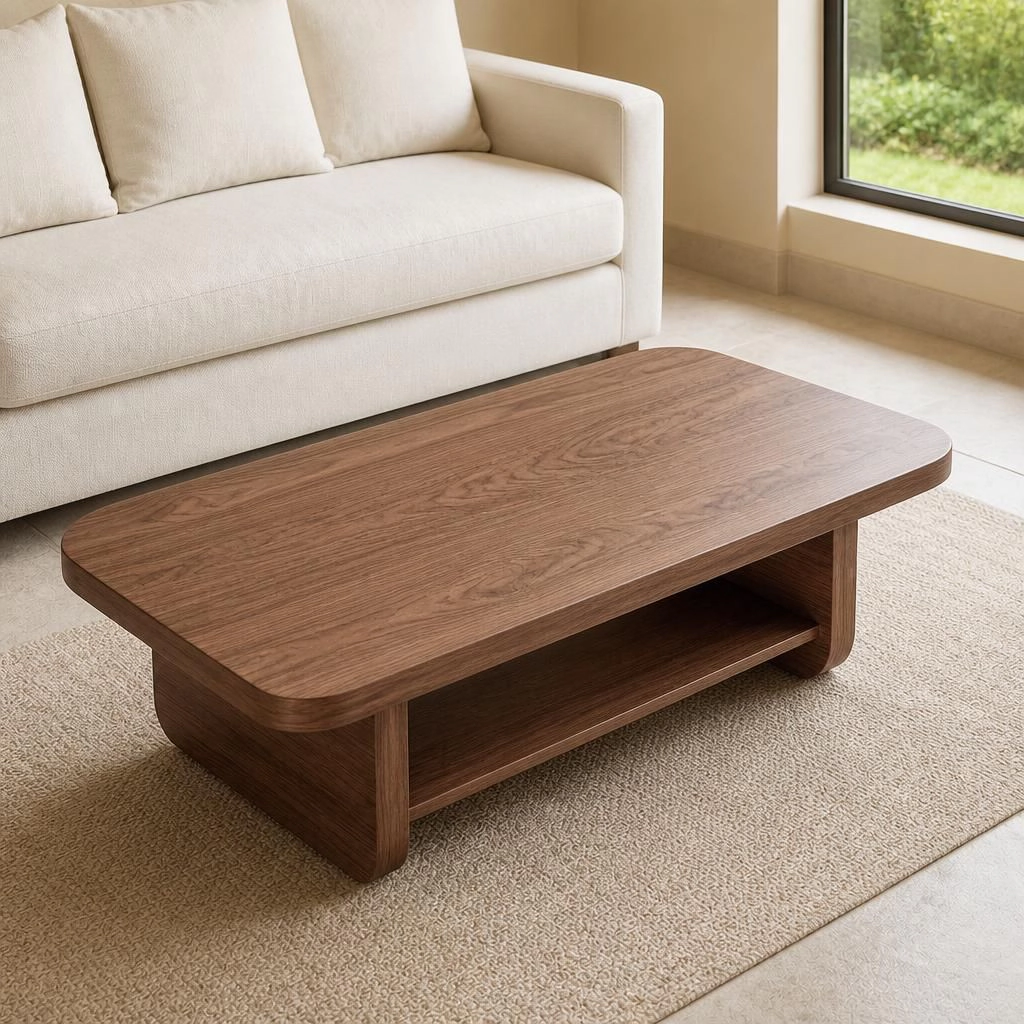 GOODSILO Rectangular Low Height Coffee Table Modern