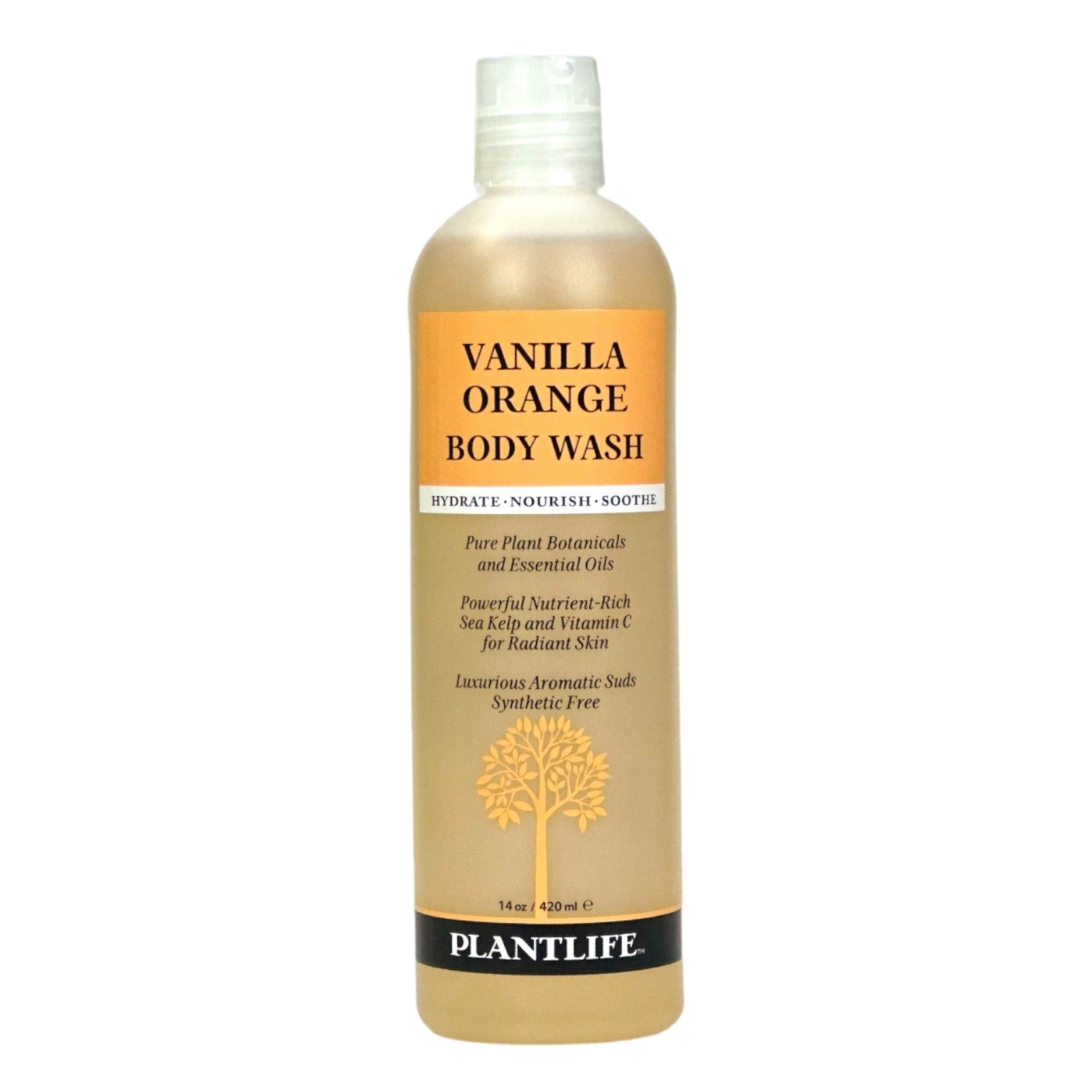 Plantlife Vanilla Orange Body Wash