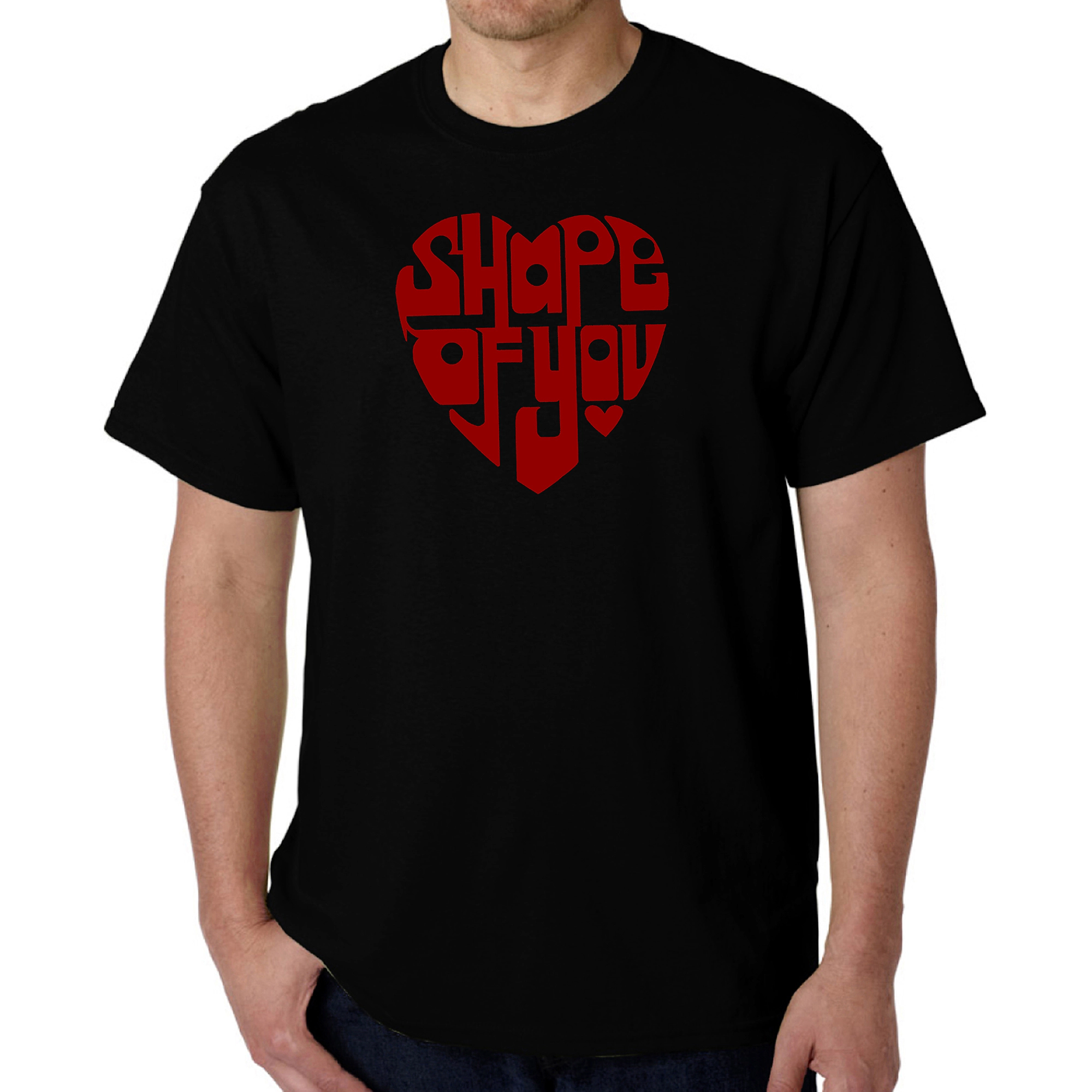 LA Pop Art Men's Word T-Shirt - Shape Of You