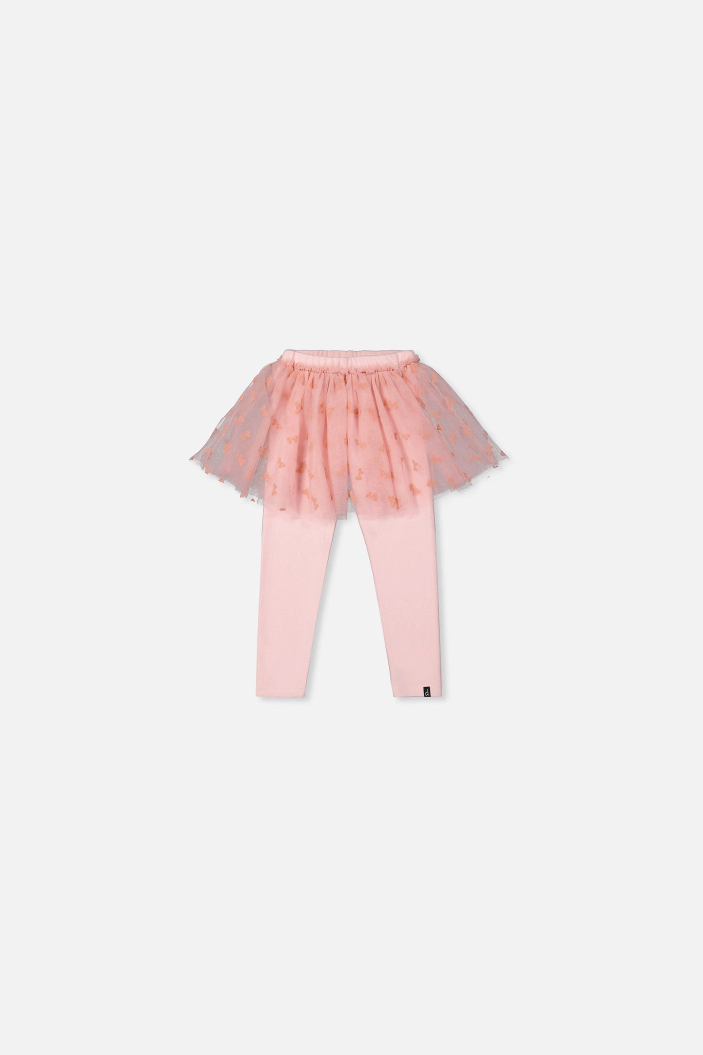 Deux par Girls Leggings with Integrated Tulle Skirt