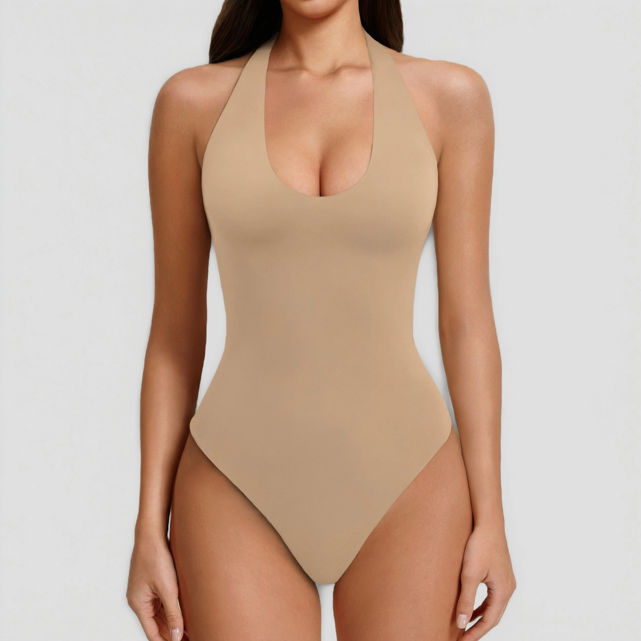 Avidlove Women's Halter Tank Top Bodysuit Open Back