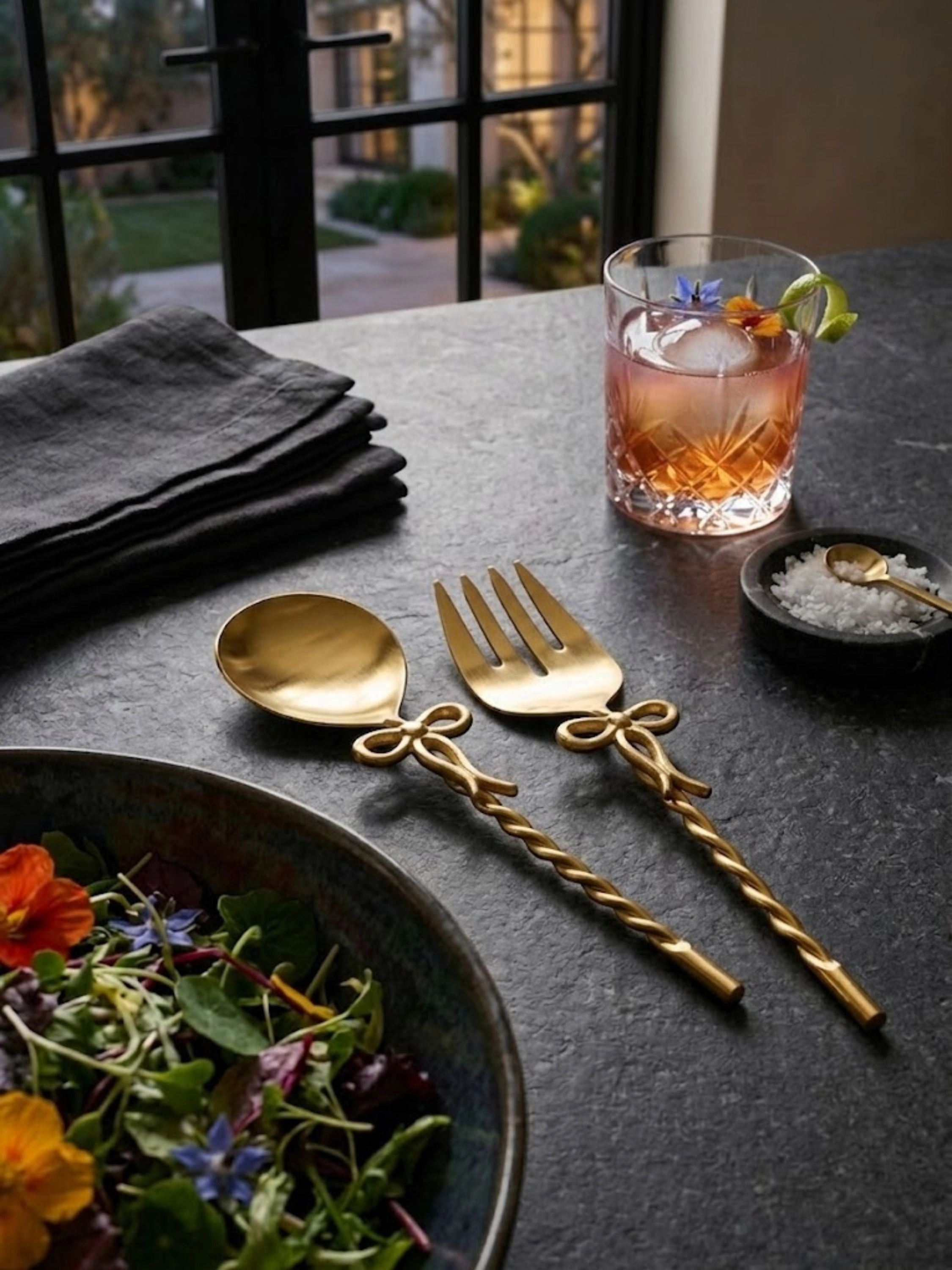 GAURI KOHLI Imperial Salad Servers