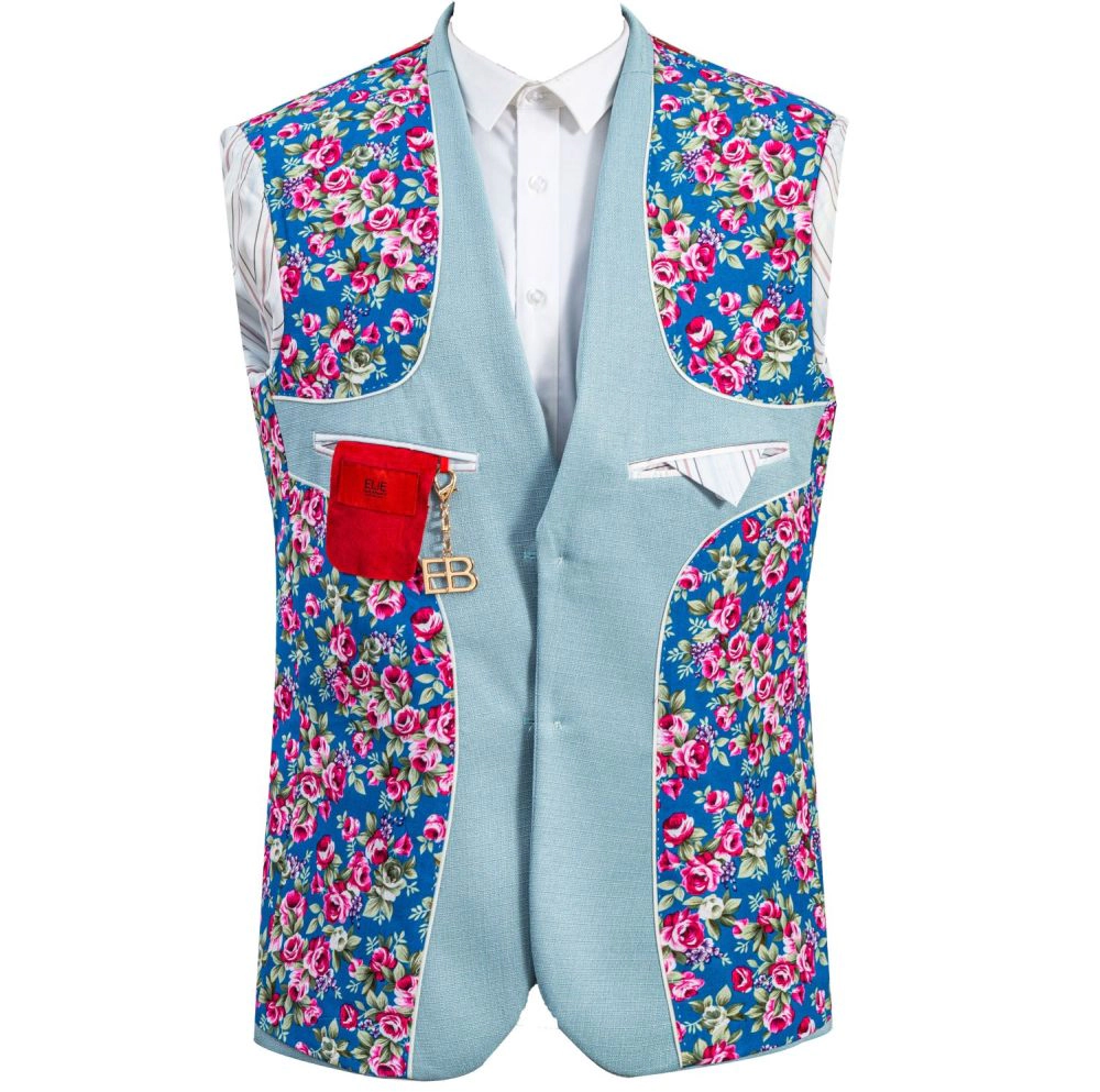 Elie Balleh Men's Slim Fit Solid Blazer Sports Coat Jacket