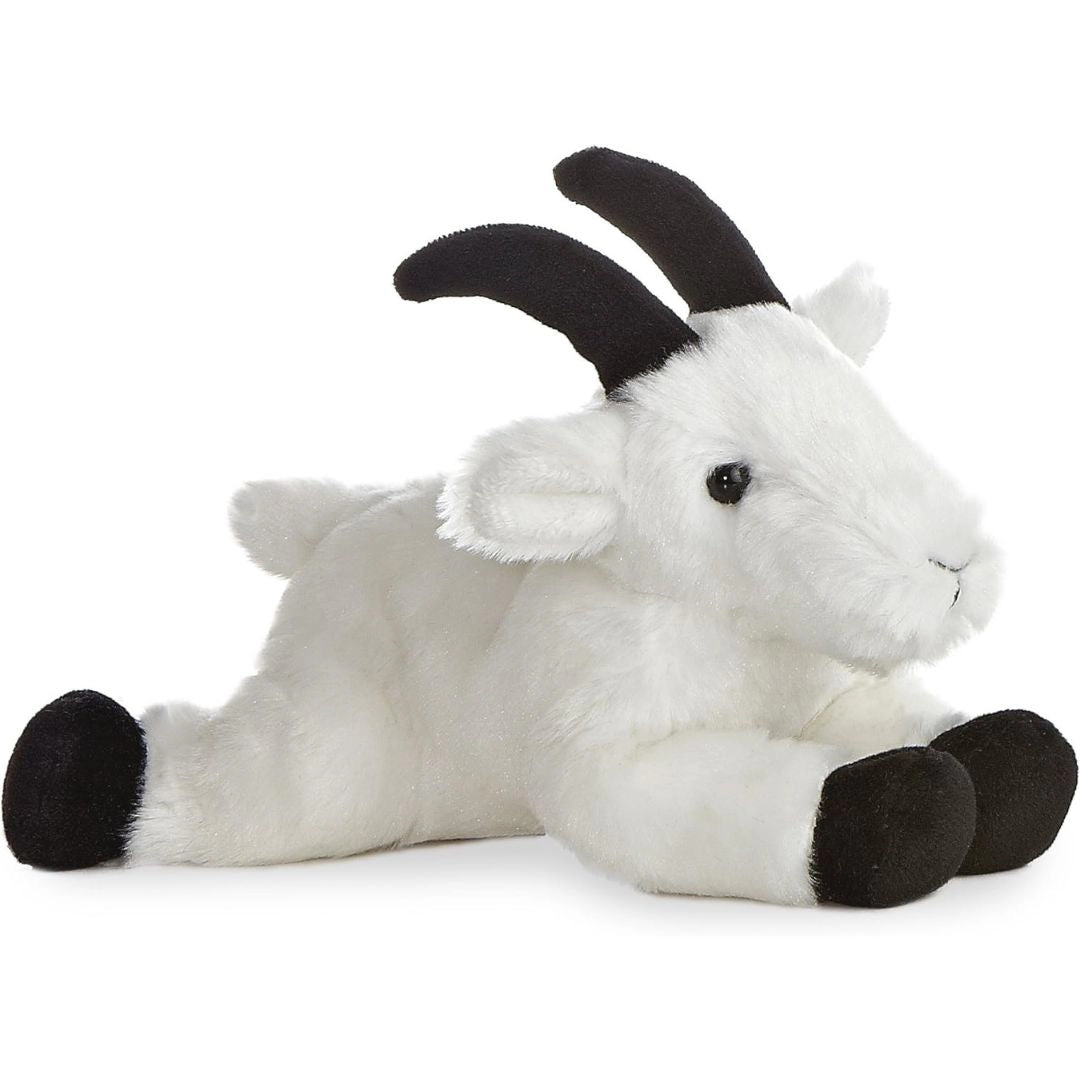 Aurora Mini Flopsie Rocky Mountain Goat 8-Inch Stuffed Animal Plush