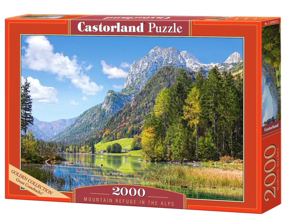 CASTORLAND 2000 Piece Jigsaw Puzzles, Mountain Refuge in the Alps, Tirol, Germany, Tyrolean Alps, C-200832-2