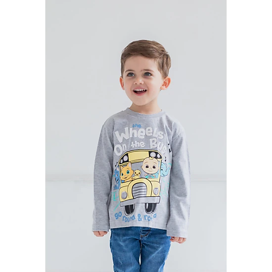 Cocomelon Boys' 2-Pack Long Sleeve T-Shirts