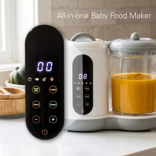 Sperric Baby Food Maker and Steamer, Baby Blender, Baby Food Processor - Compact Baby Food Steamer and Blender