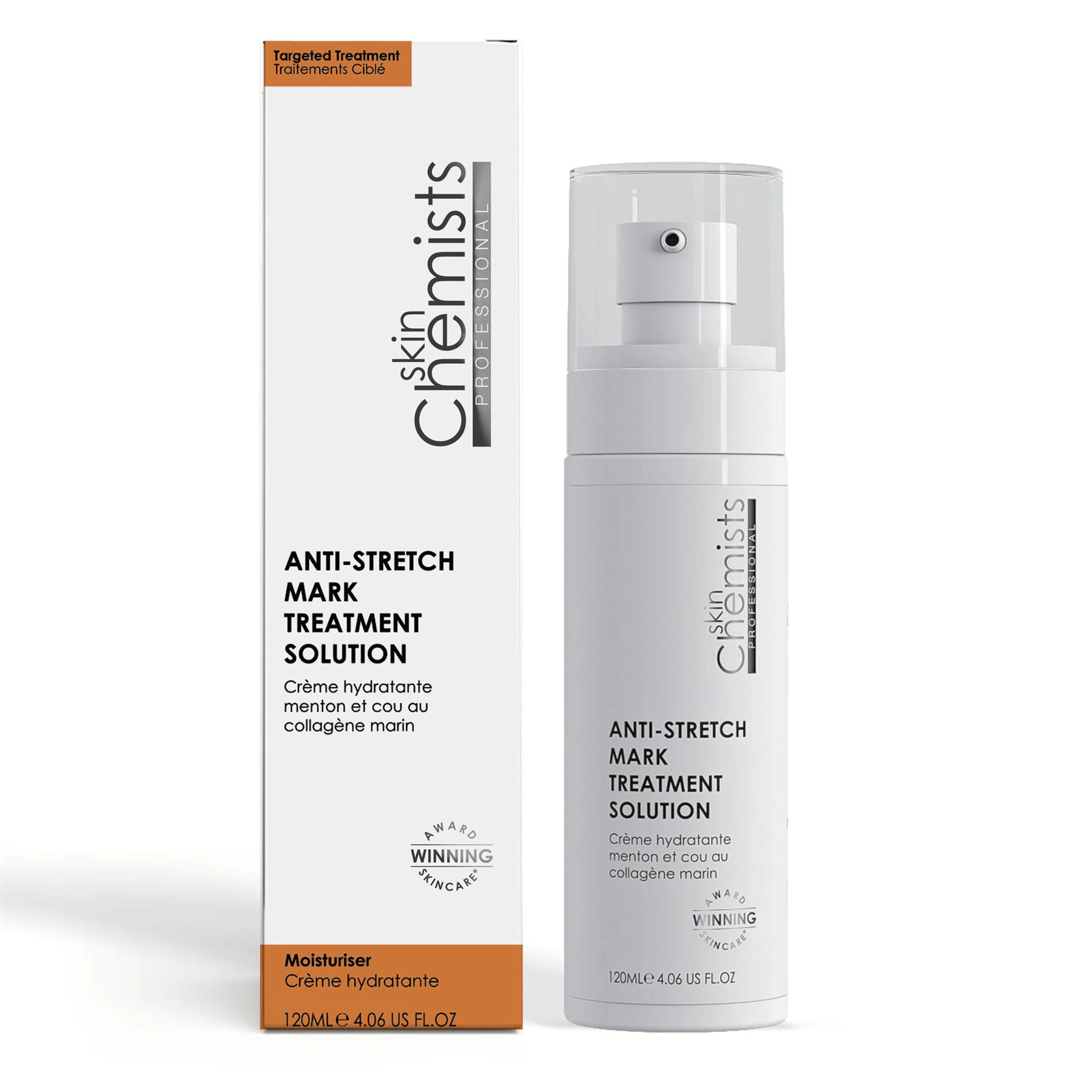 skinChemists Anti-Stretchmark Treatment Solution 120ml - Firming, Anti-Aging Cream