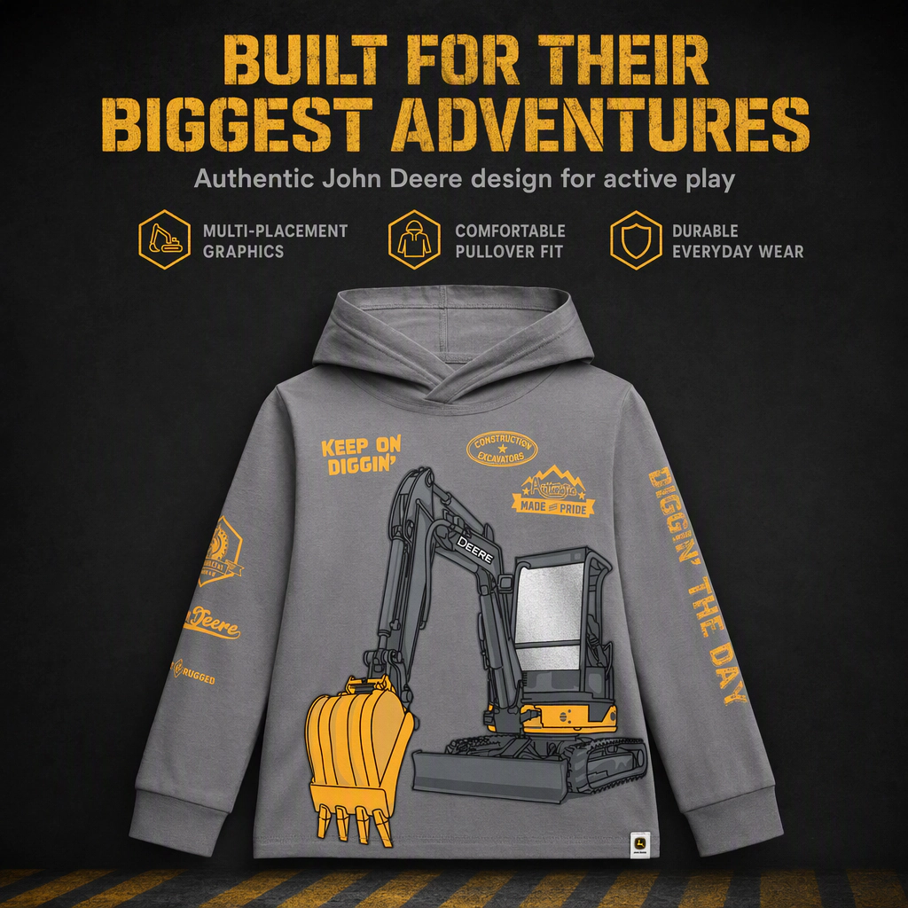 John Deere Boys' Pullover Hoodie