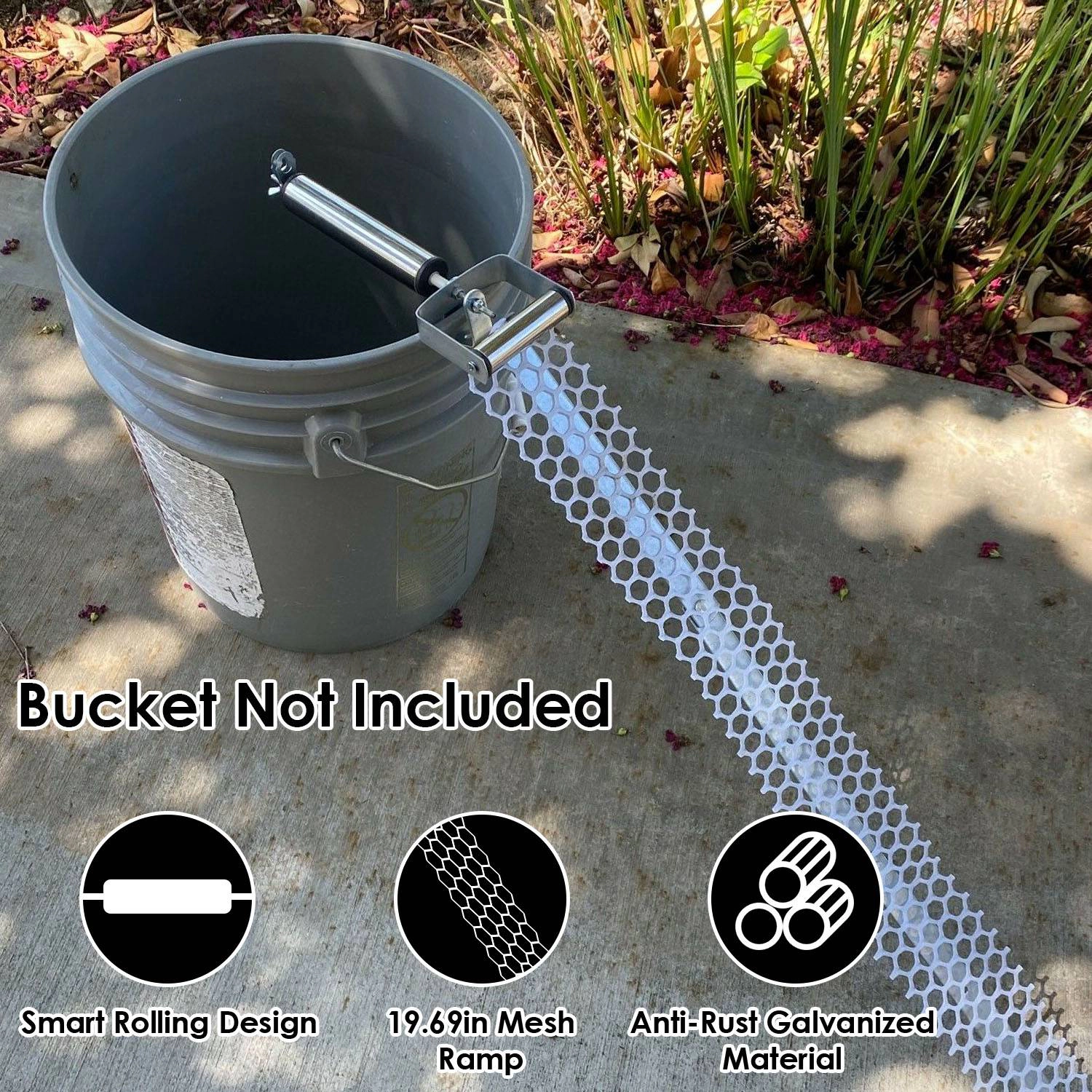 GBruno Rolling Mouse Trap With 19.69in Mesh Ramp