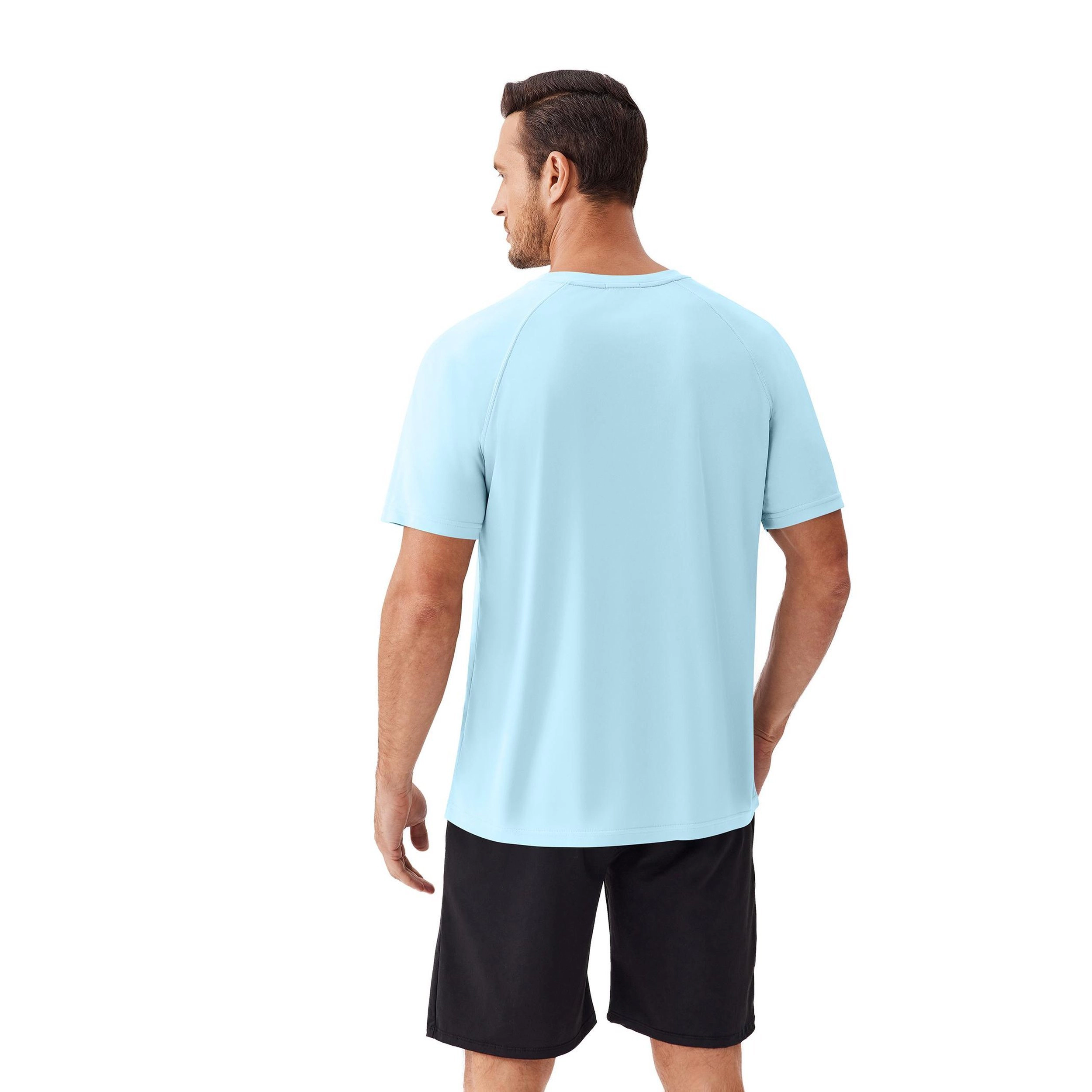 Pinspark Men's Short Sleeve Crew Neck Athletic Performance T-Shirt