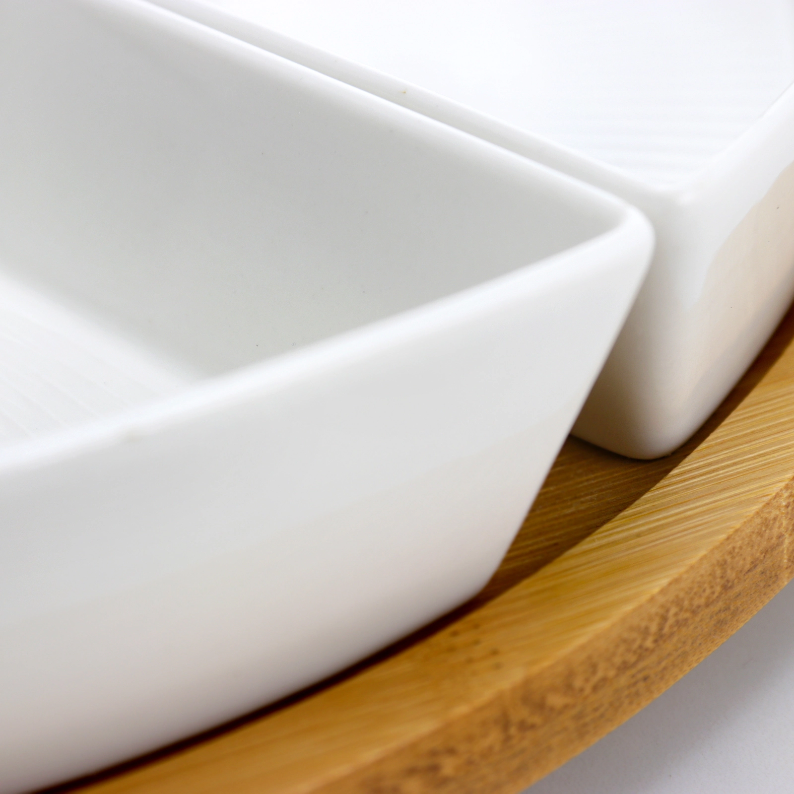 Elama Signature 12 1/4 Inch 6pc Lazy Susan Appetizer and Condiment Server