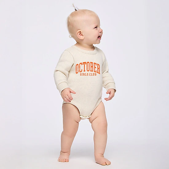 The Juniper Shop - Infant Fleece BodySuit - October Girls Club