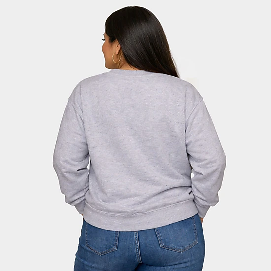 Simply Sage Market - Baseballs and Red Bows Watercolor -  Women's Plus Sized Graphic Sweatshirt
