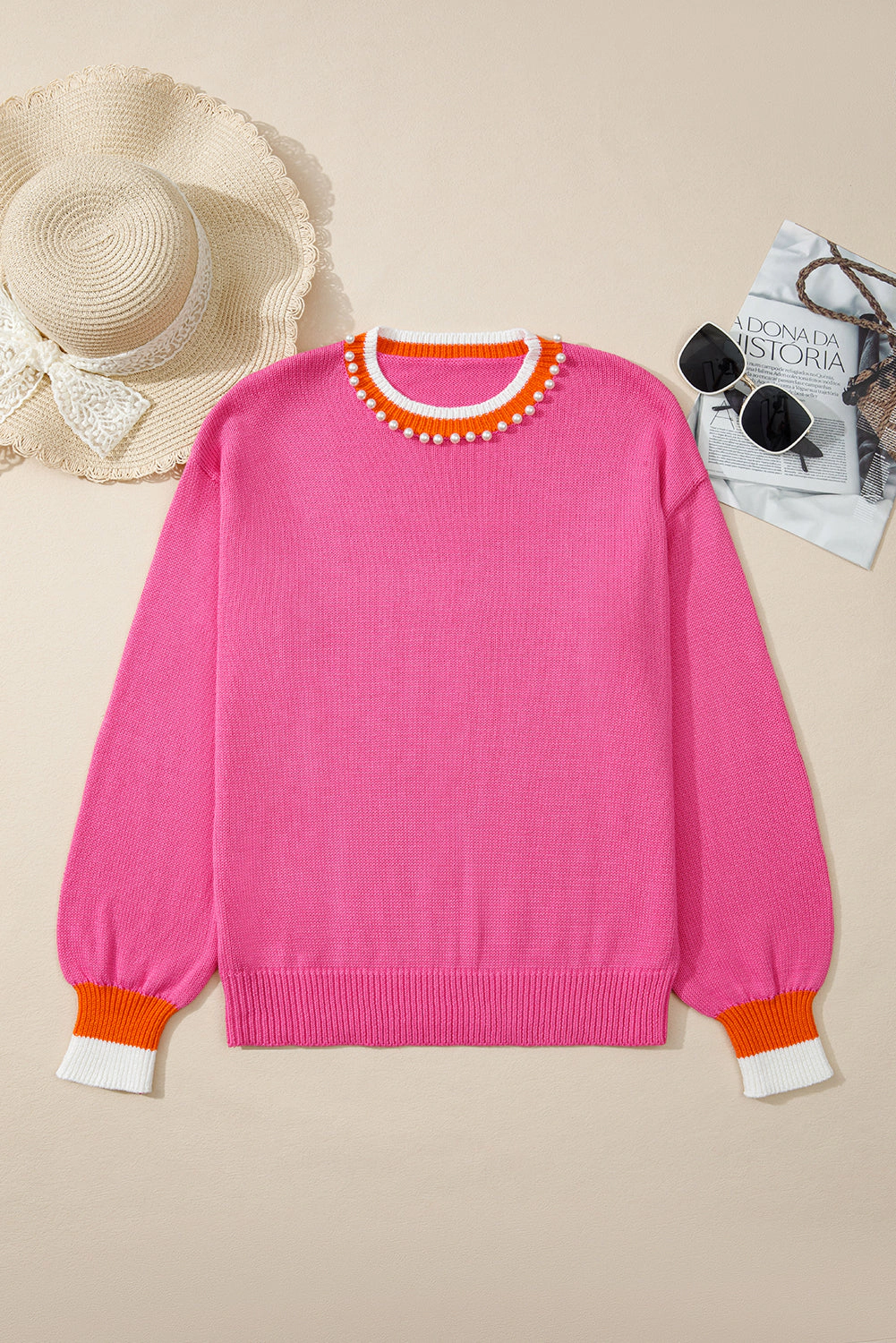 Threaded Pear Women's Anahi Drop Shoulder Knit Sweater