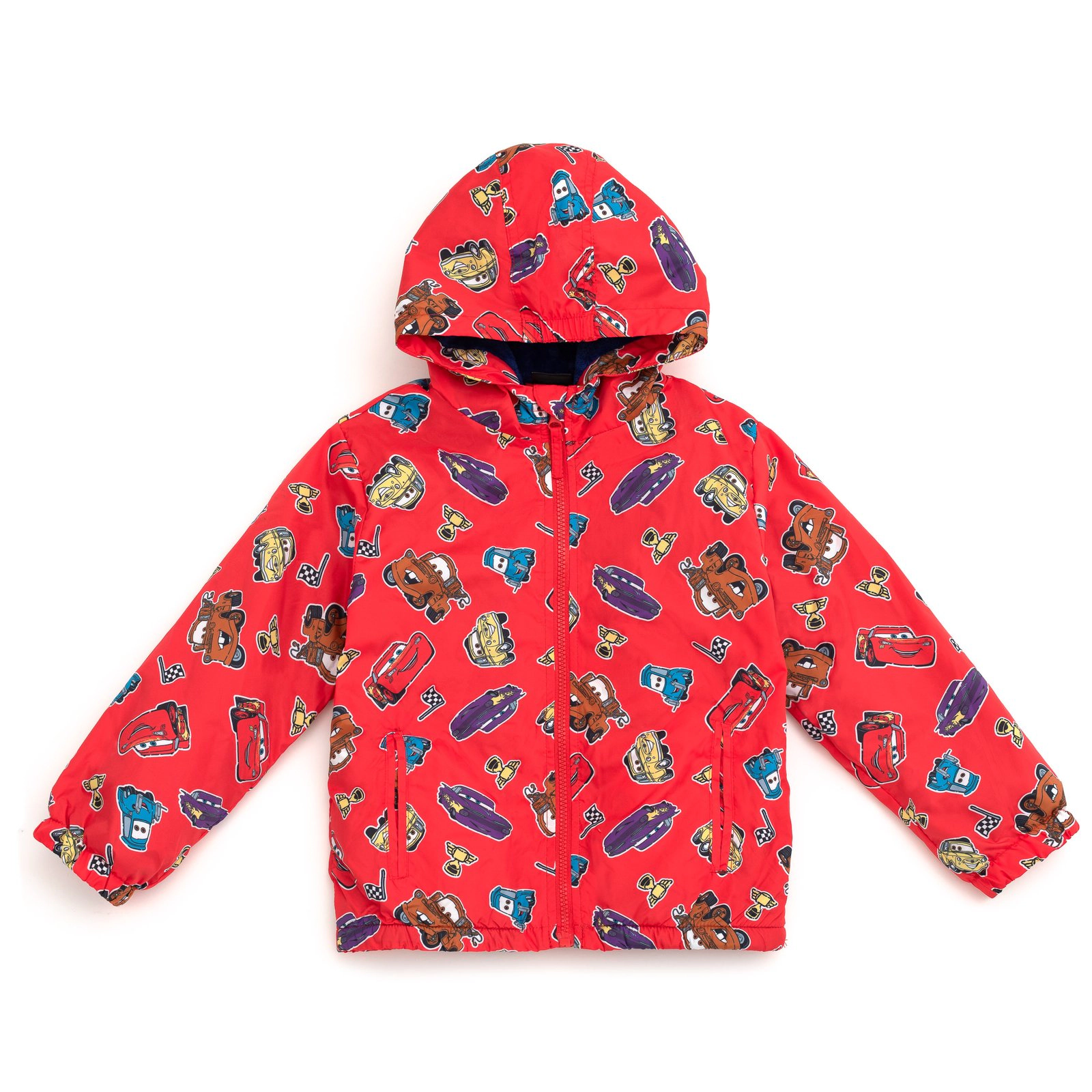 Disney Boys' Fleece Hooded Rain Jacket
