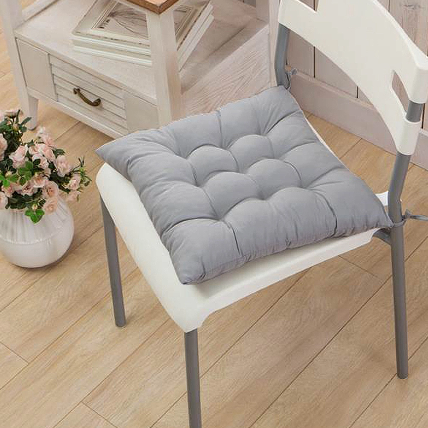 GBruno Soft Tie-On Square Chair Cushion Pads