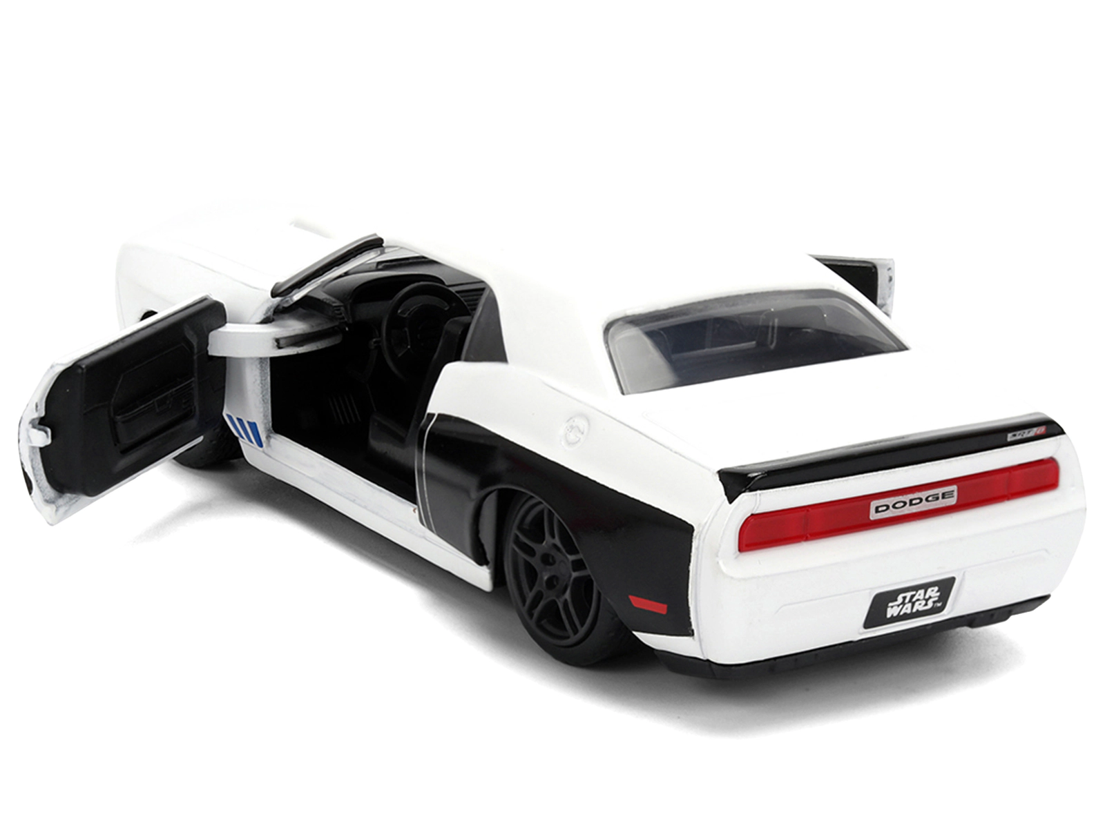 Jada 2012 Dodge Challenger SRT8 "Stormtrooper" Livery White with Graphics "Star Wars" Franchise "Hollywood