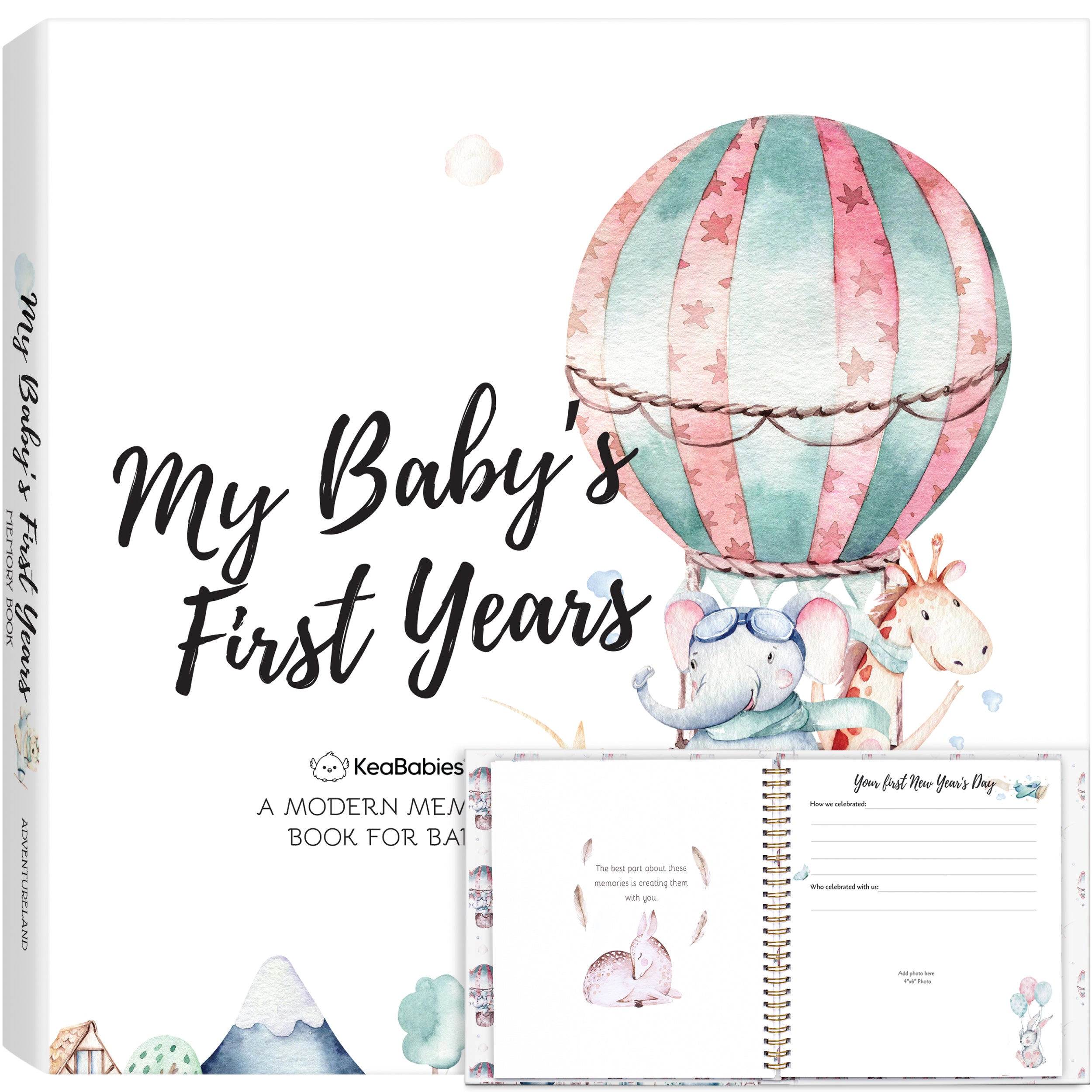 KeaBabies Craft Baby First Years Memory Book
