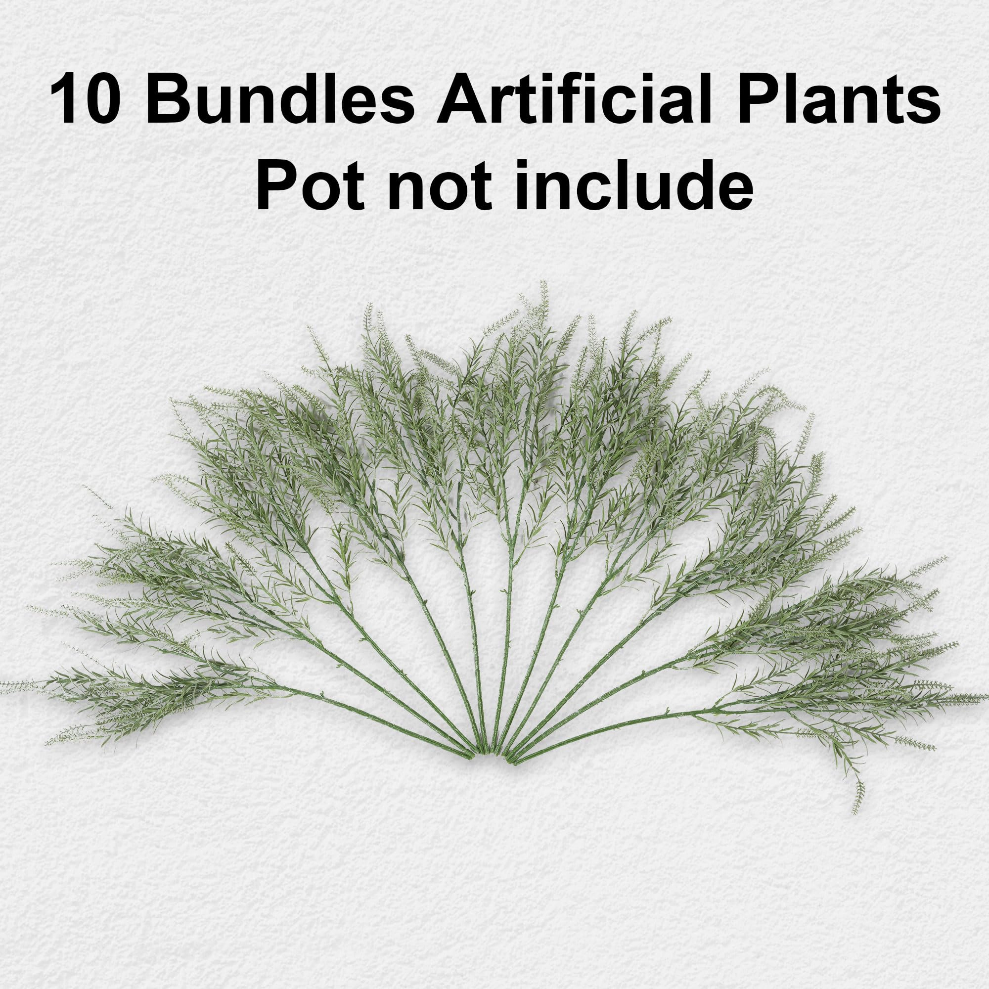 PUPWE Artificial Leaf Spray Stems Greenery Decor