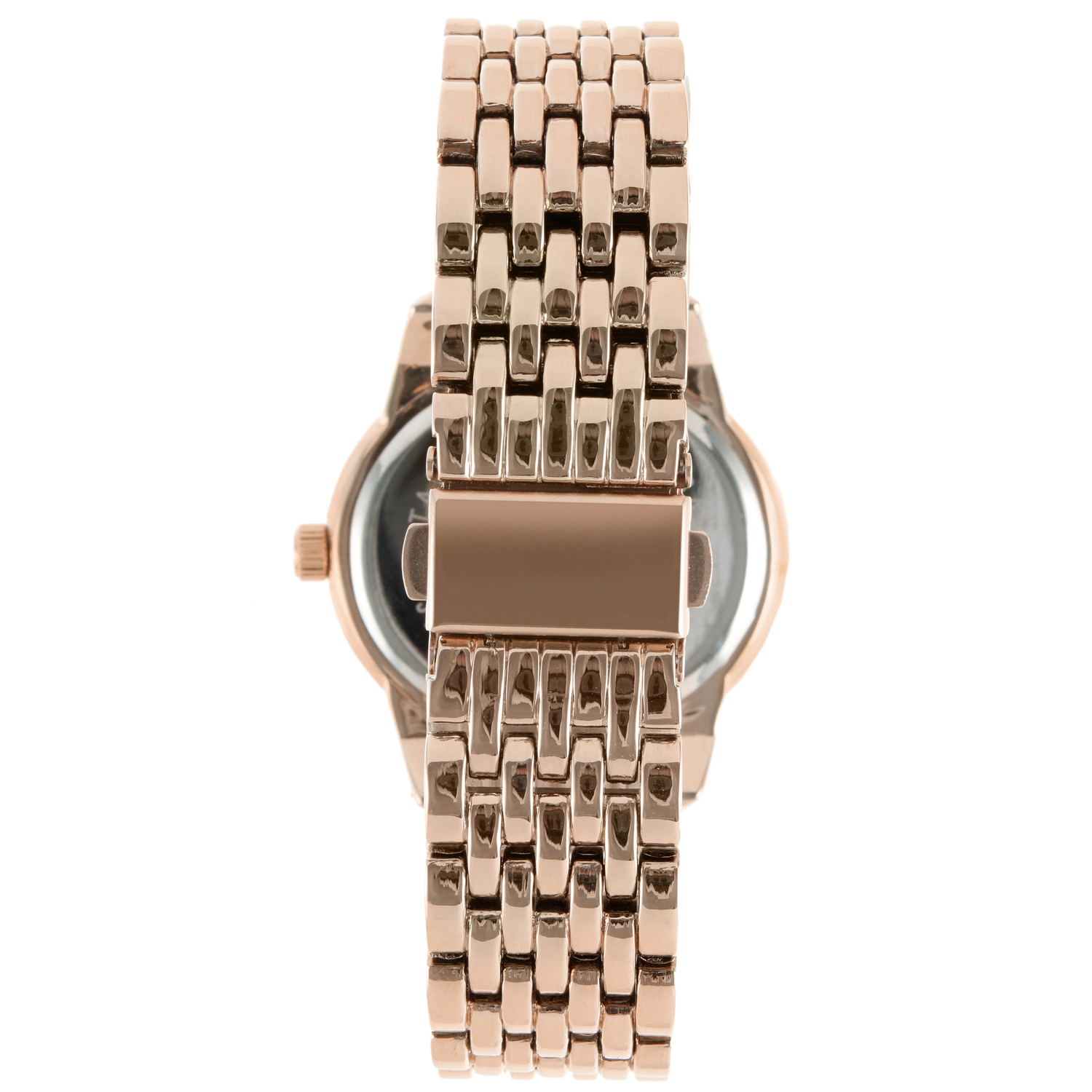 Peugeot Women's Rose Gold 40mm Multi-Function Watch with Crystal Bezel