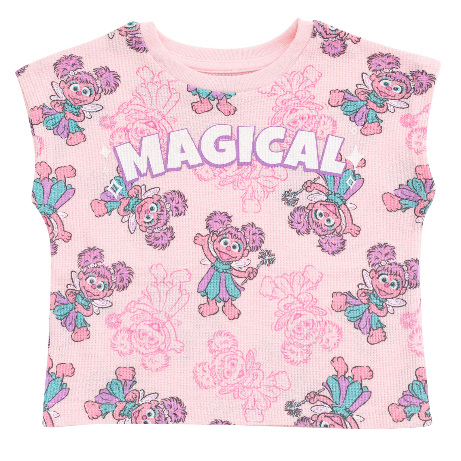 Sesame Street Abby Cadabby Girls' 2-Piece T-Shirt and Shorts Set