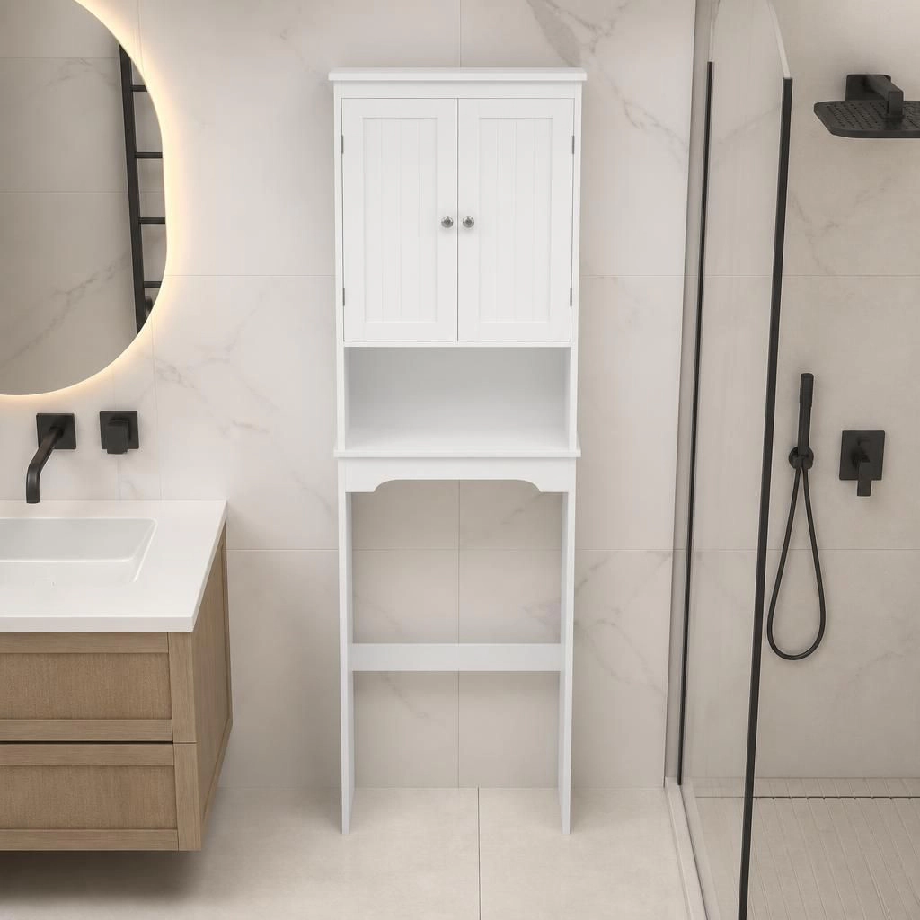 ELEMENT ACE Tall Narrow Freestanding Bathroom Storage Cabinet