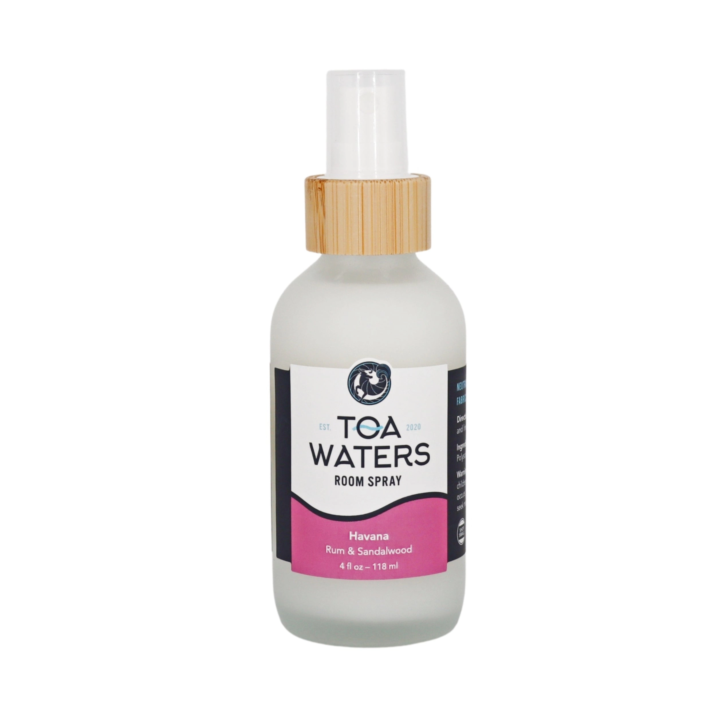 TOA Waters Room and Linen Spray - Havana - Rum and Sandalwood