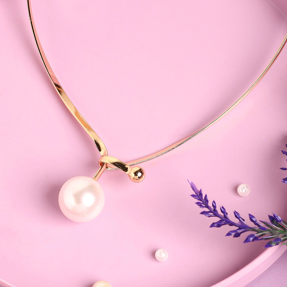 SOHI Women's Pellet Lariat Necklace