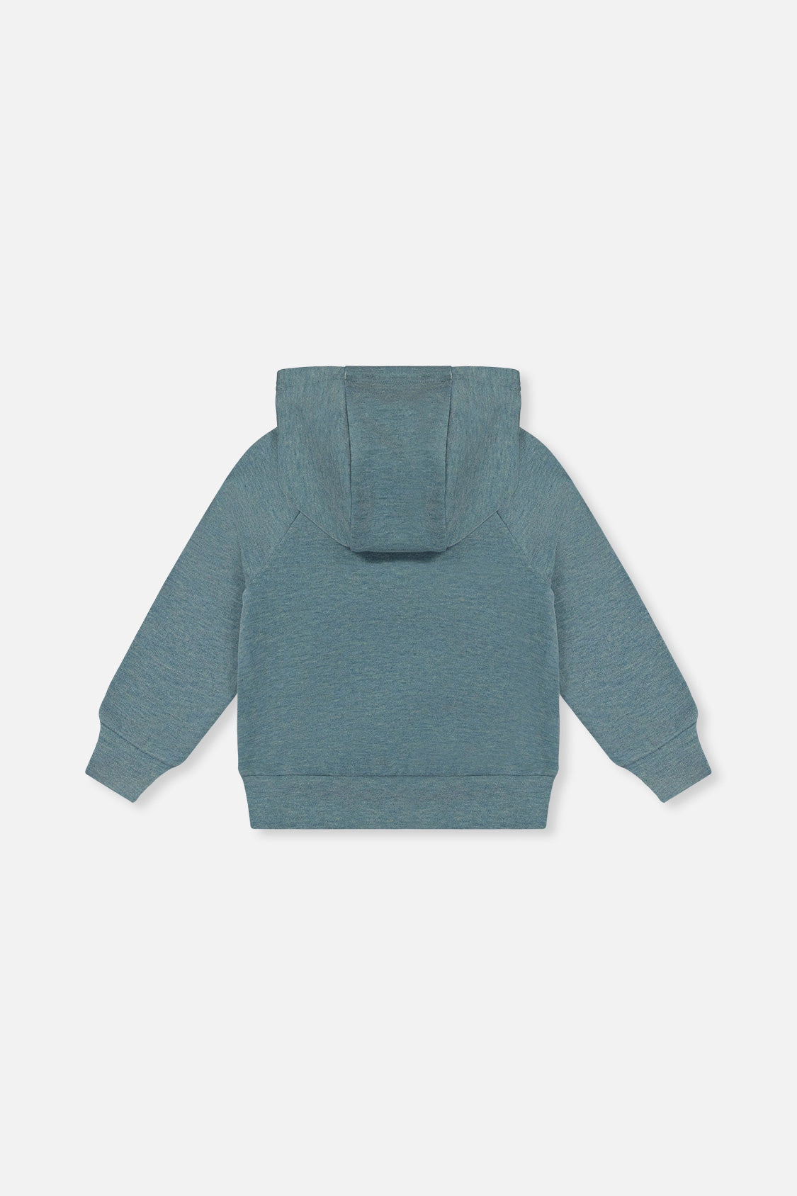 Deux par Deux Boys Brushed Jersey Hoodie with Ski Bear Screenprint