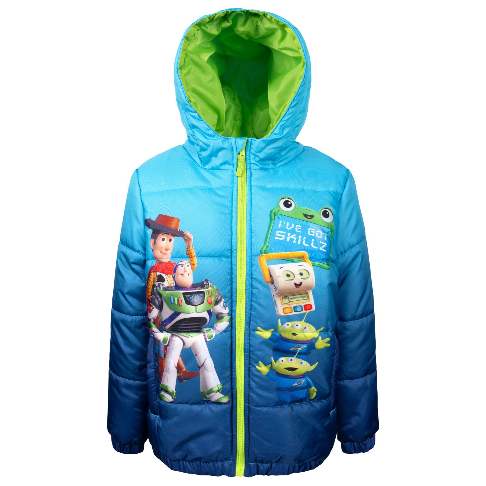 Disney Toy Story Boys' Hooded Puffer Jacket
