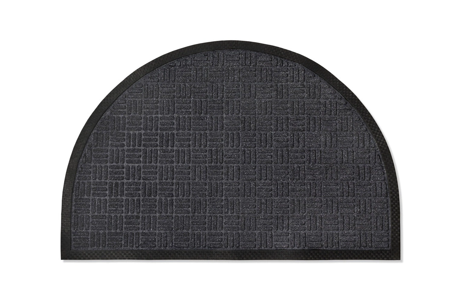 Envelor Half-Round Outdoor Non-Slip Entrance Door Mat - 24" x 36"