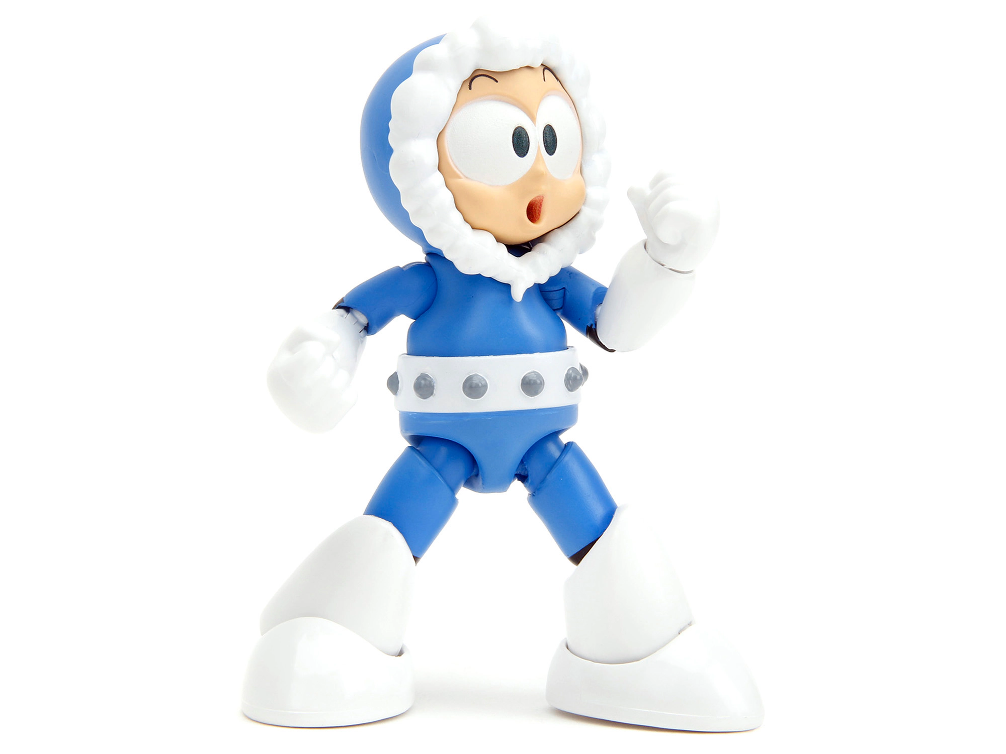 Jada Ice Man 4" Moveable Figure with Accessories and Alternate Head and Hands "Mega Man" (1987) Video Game model by Jada