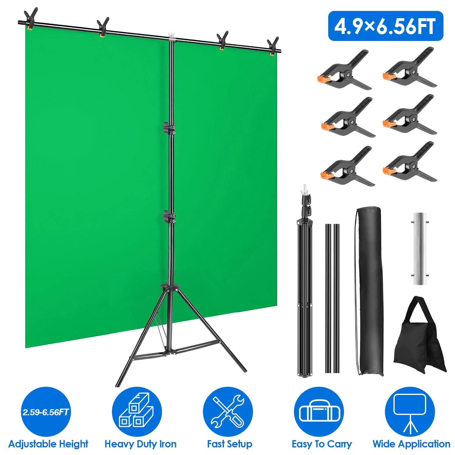 GBruno Adjustable T-Shape Backdrop Stand