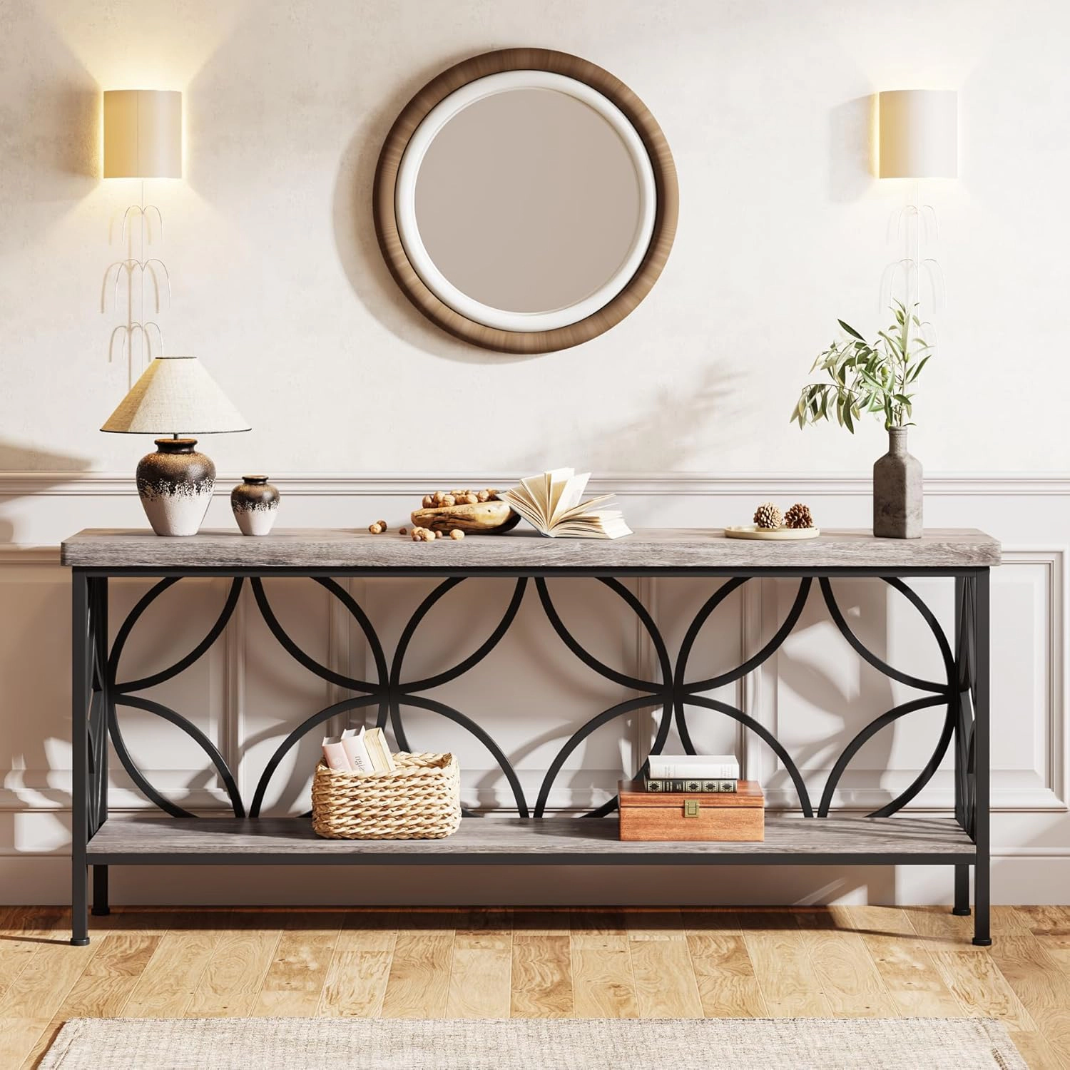 Tribesigns 2-Tier Console Table