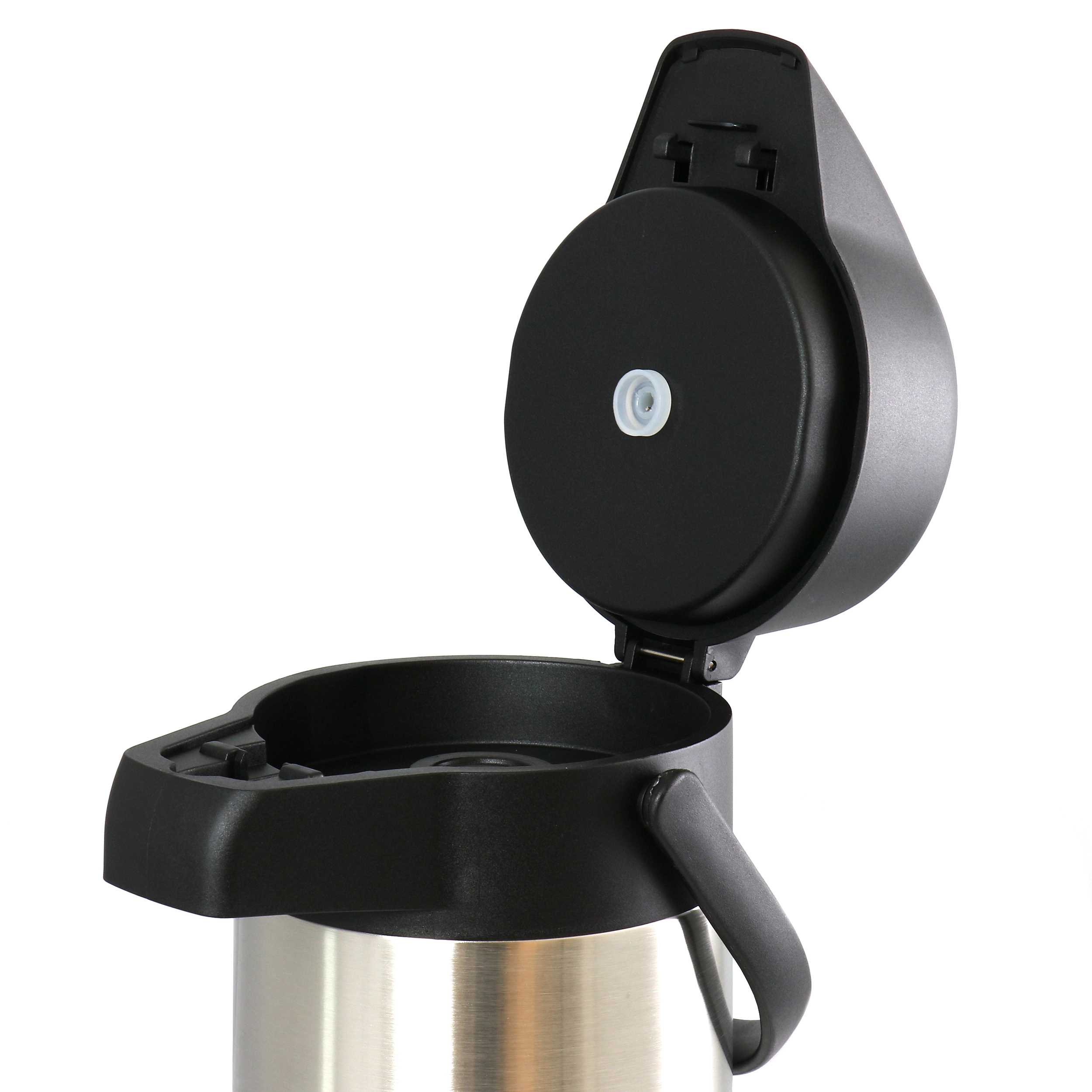 MegaChef 3.17 Quart Stainless Steel Vacuum Body Pump Cap Air Pot