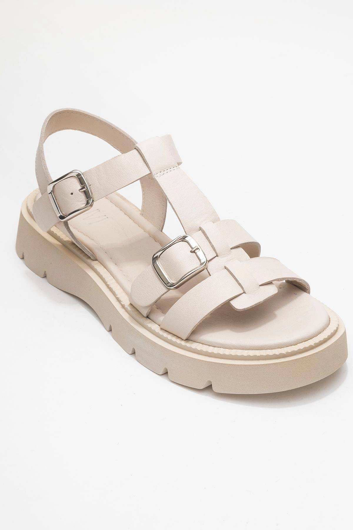 Forever & Always Womens Melvin Leather Sandals