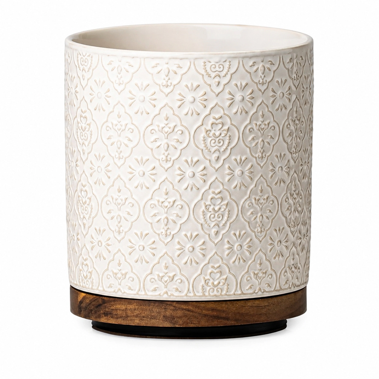 WZK 360 Rotating Extra Large Ceramic Kitchen Utensil Holder