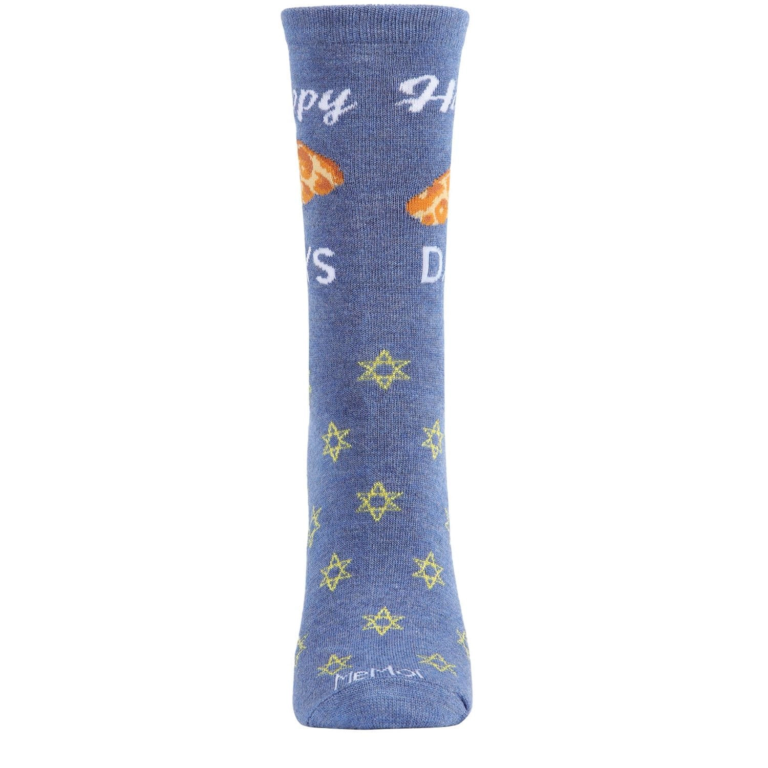 MeMoi Women's Happy Challah Days Holiday Crew Socks