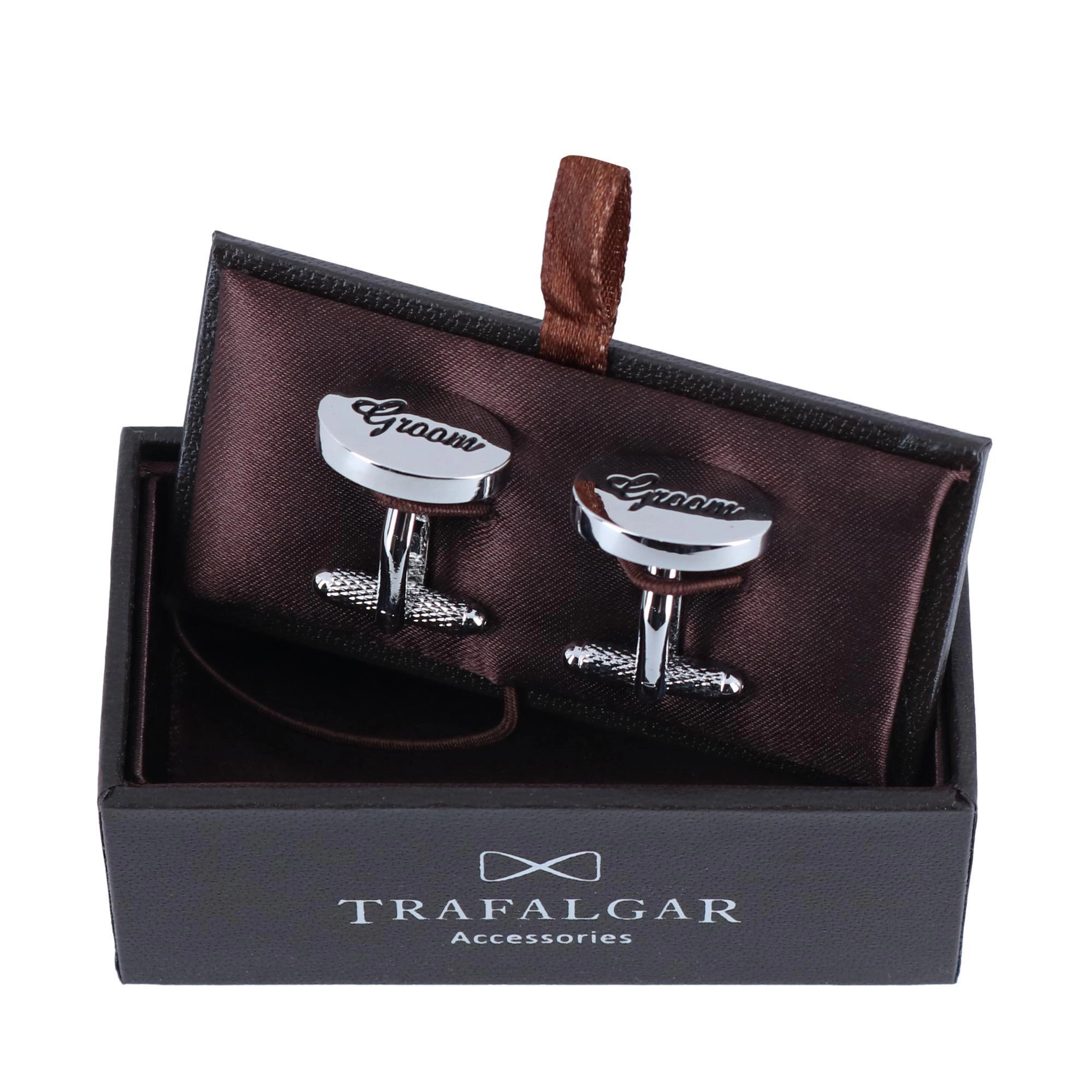 Trafalgar Groom Novelty Cufflinks (1 Pair)