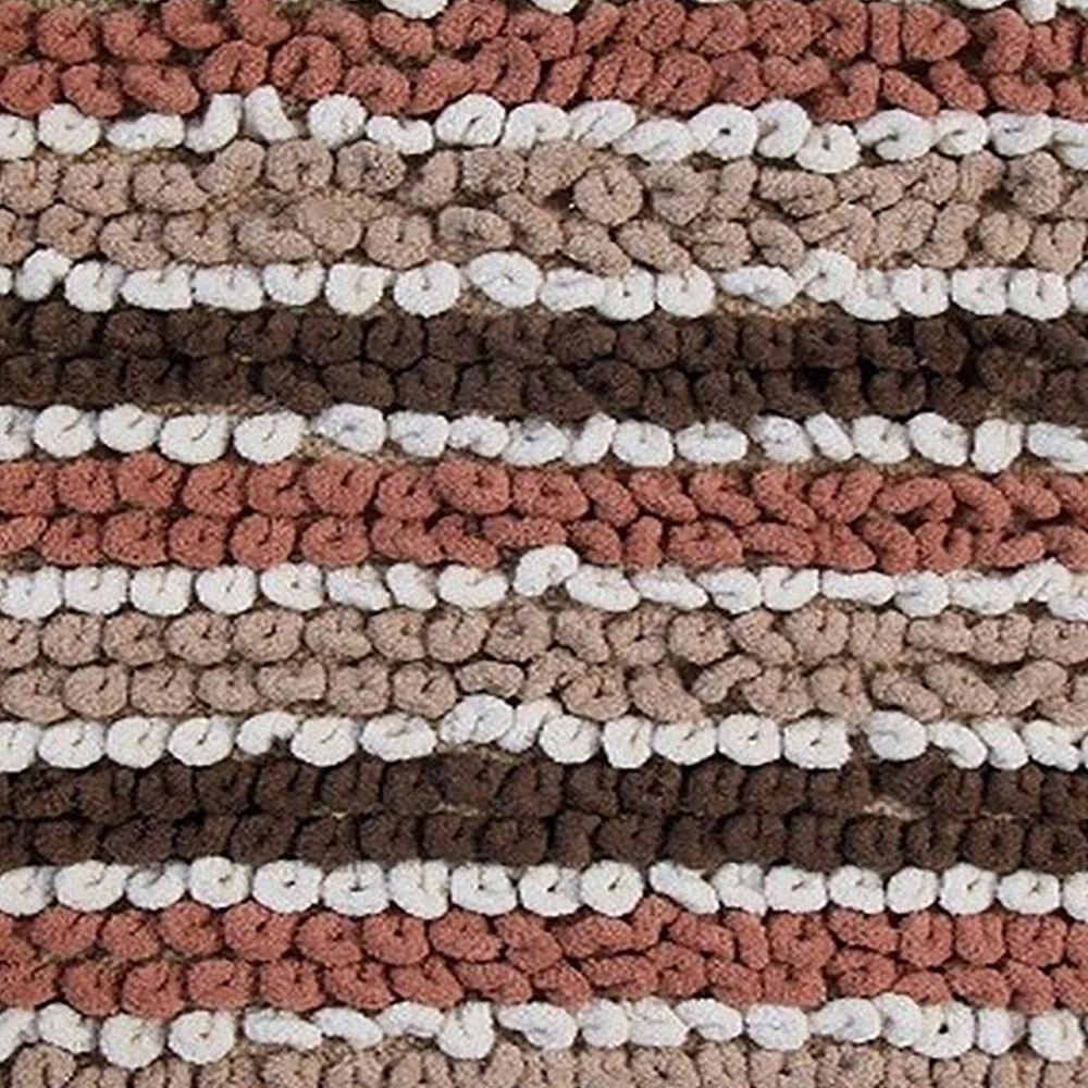 Dense Lush Pile Of This Luxurious Yarn Dyed Colo Bath Rug With Non Skid Back Is Super Soft