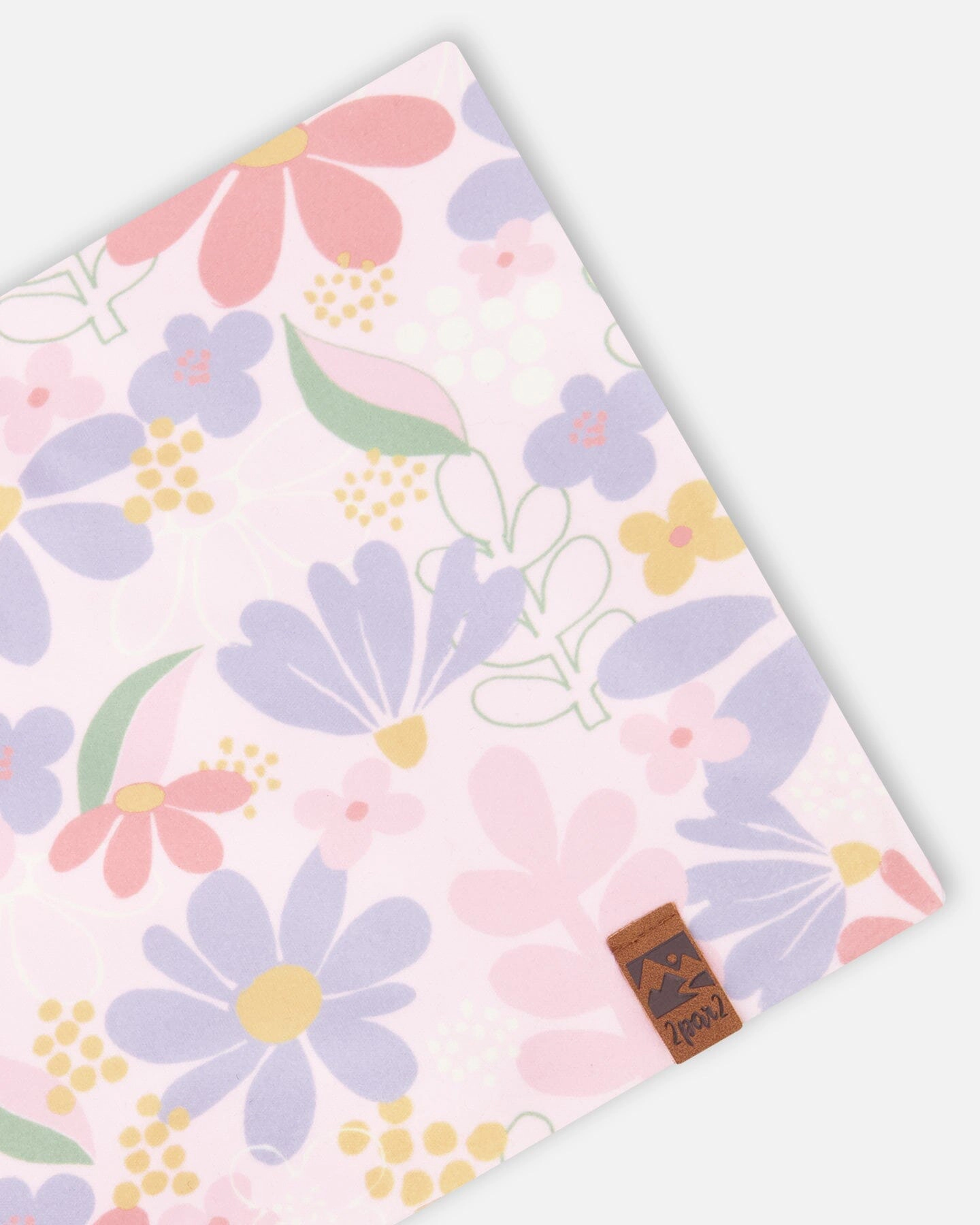 Deux par Deux Girls Stretch Jersey Neck Tube Flower Print - 7-14 Years