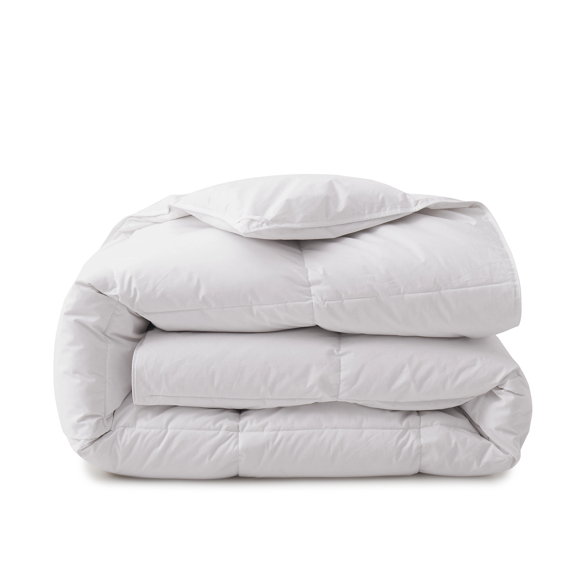Unikome Luxury Feather Down Fiber Comforter Insert, Soft Fluffy Bedding for Hotel Sleep Experience