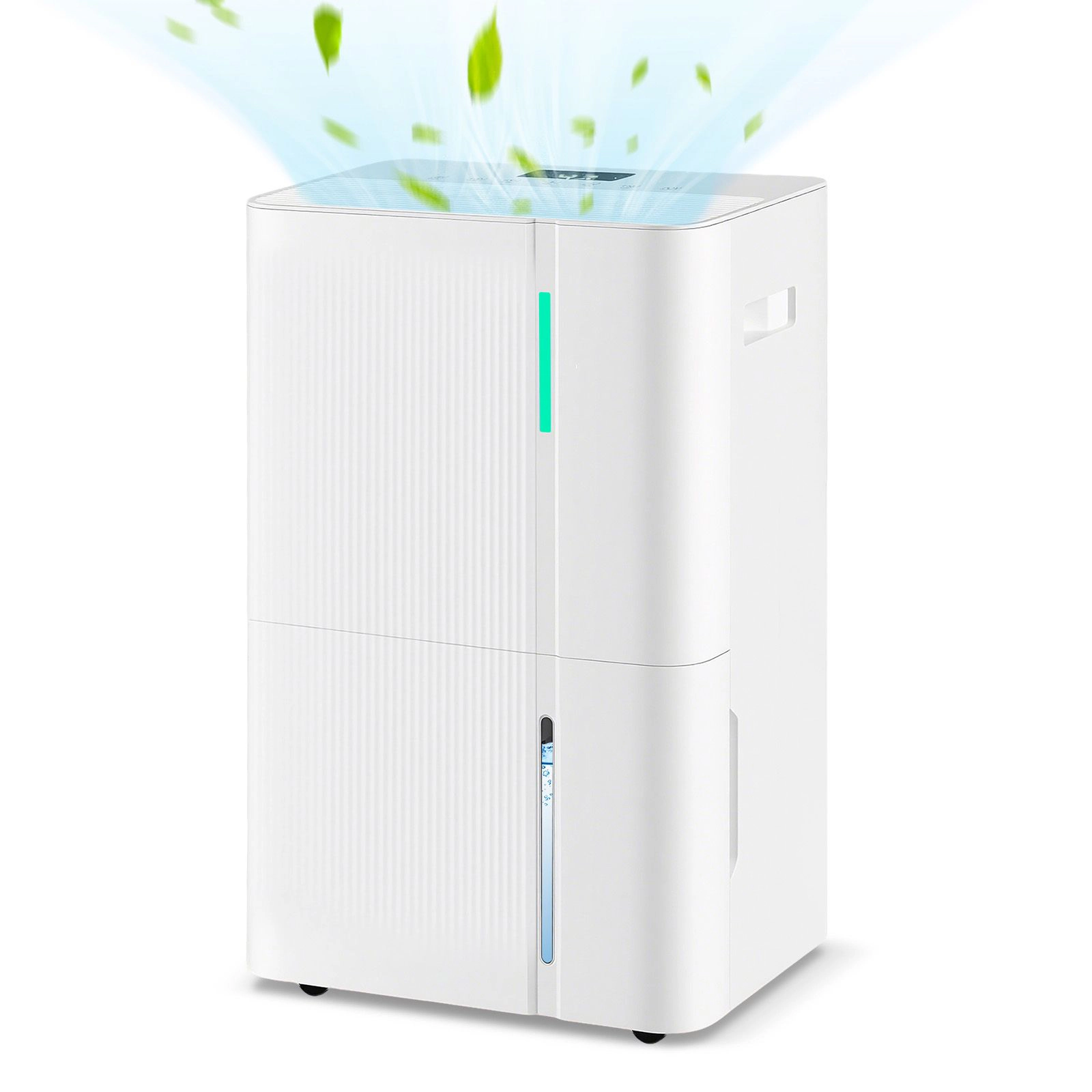 SlickBlue Large Room Dehumidifier, 74/96 Pint Capacity with LED Display, Auto Drain and Timer
