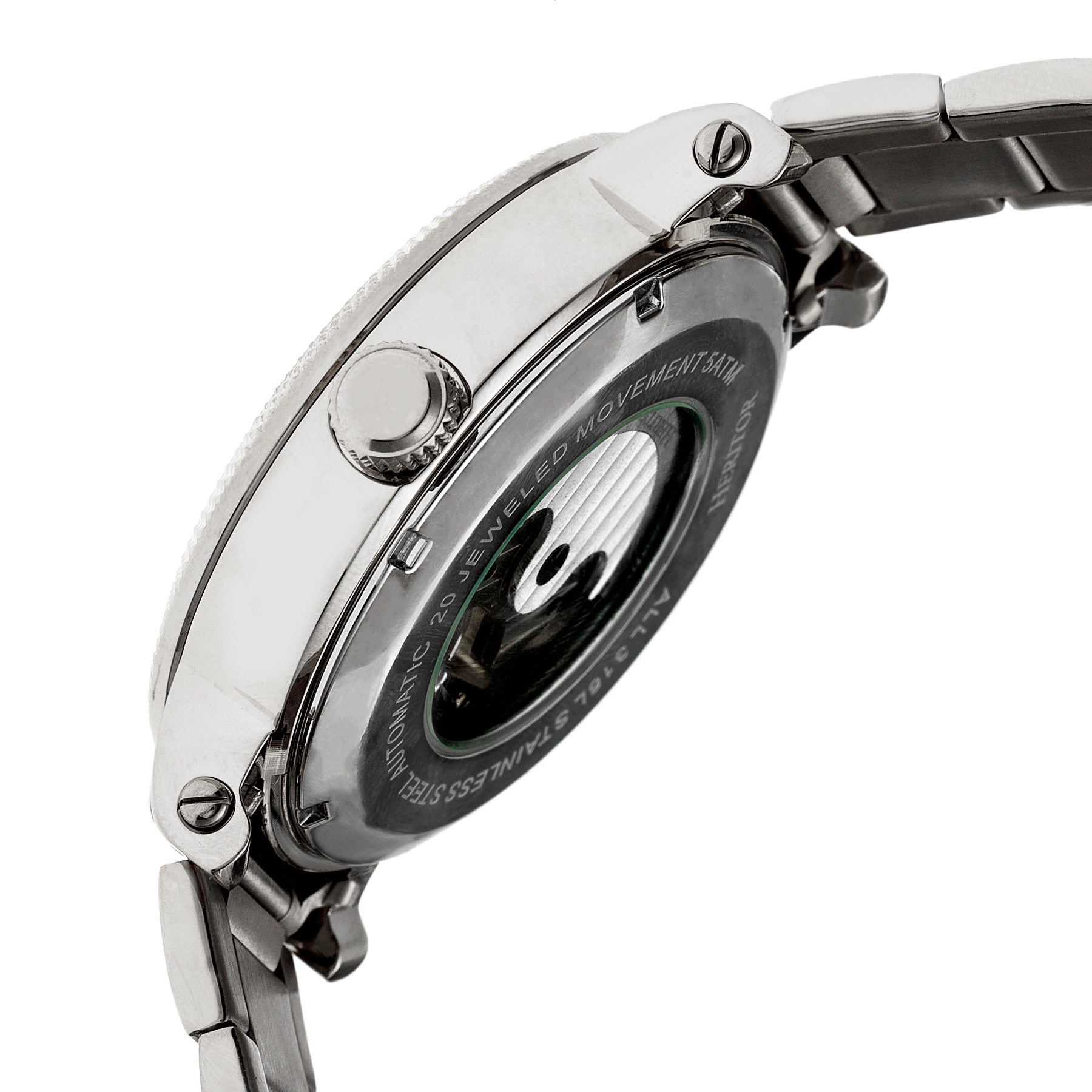 Heritor Automatic Aries Skeleton Dial Bracelet Watch
