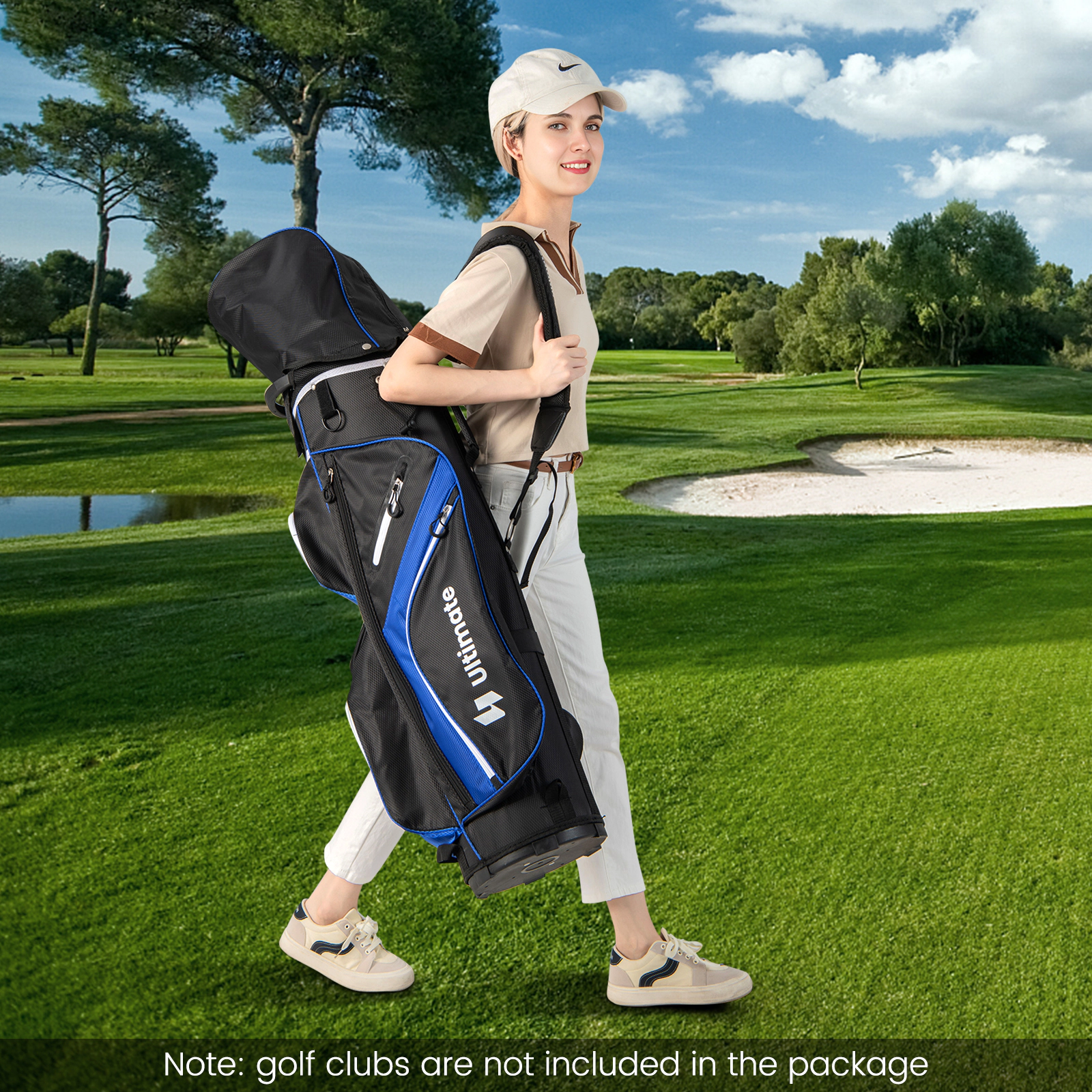 LJG Golf Cart Bag with 14 Way Top Dividers