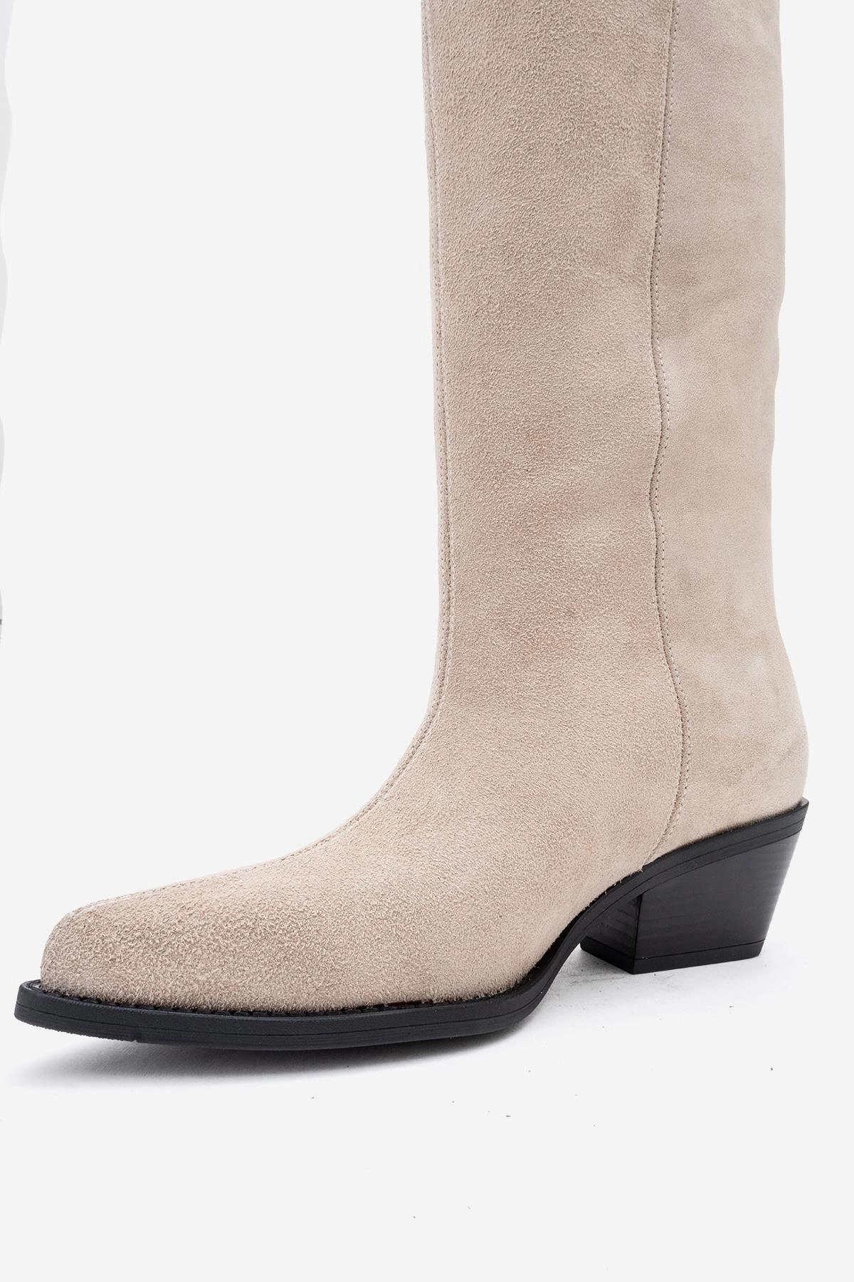 Forever & Always Womens Orlo Leather Fringed Western Boots