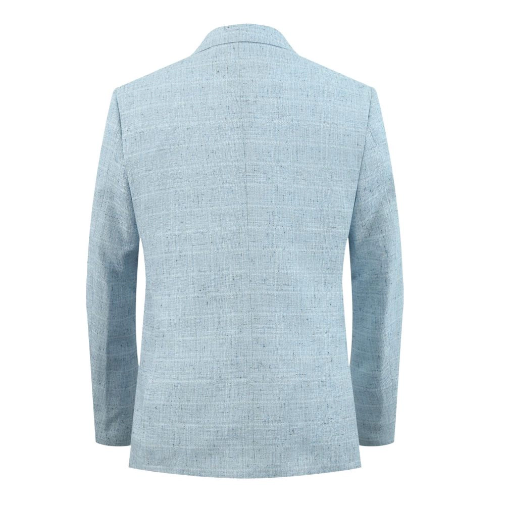 Elie Balleh Men's Slim Fit Melange Sports Coat Jacket